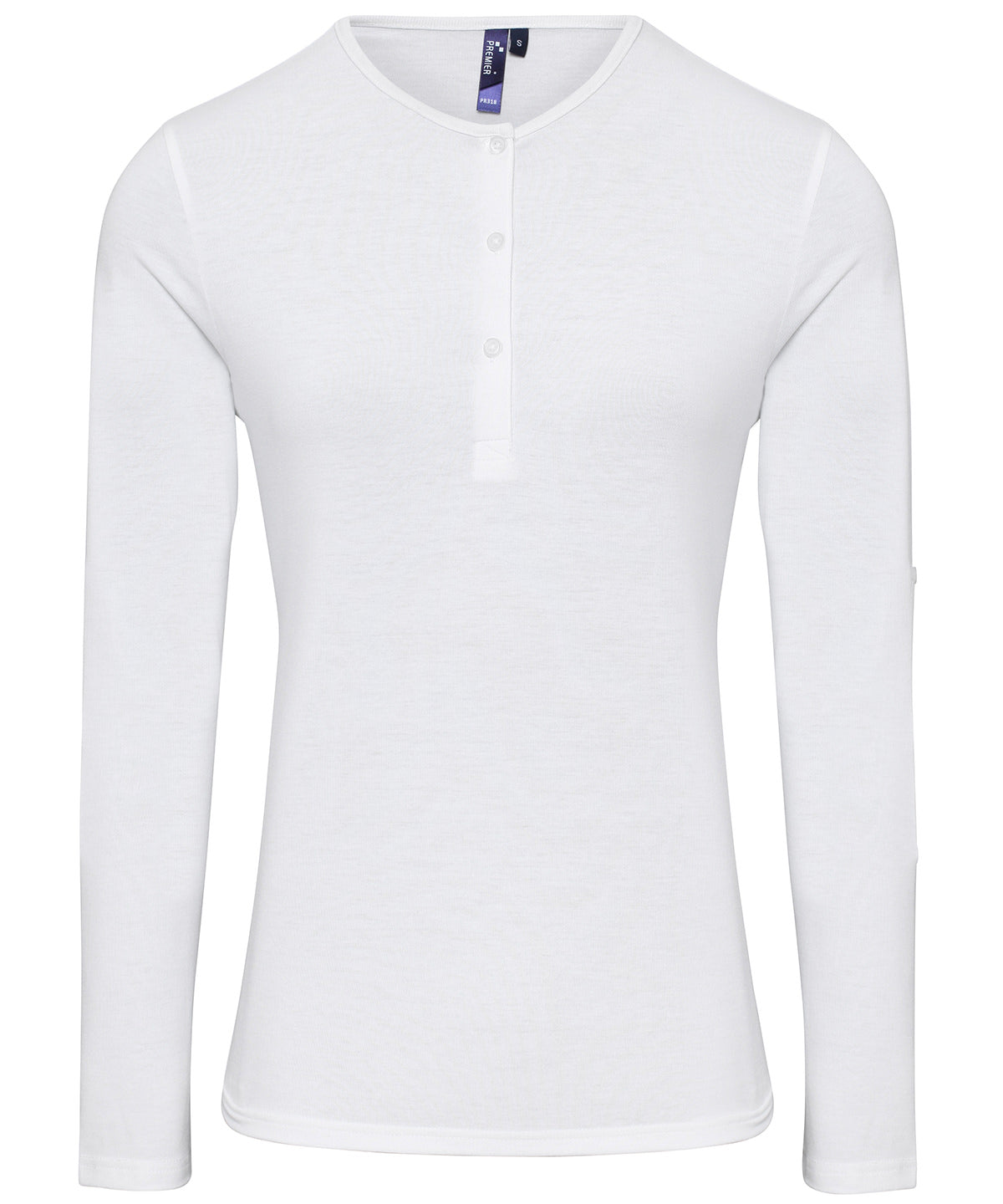 Stuttermabolur Premier PR318 – Hvítur – 2XL