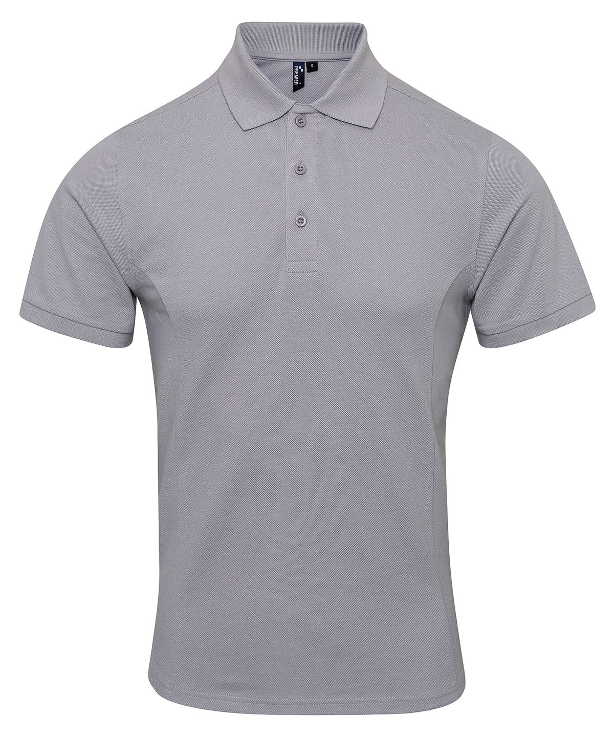 Pólóbolur Premier PR630 – Silfurgrár – 4XL
