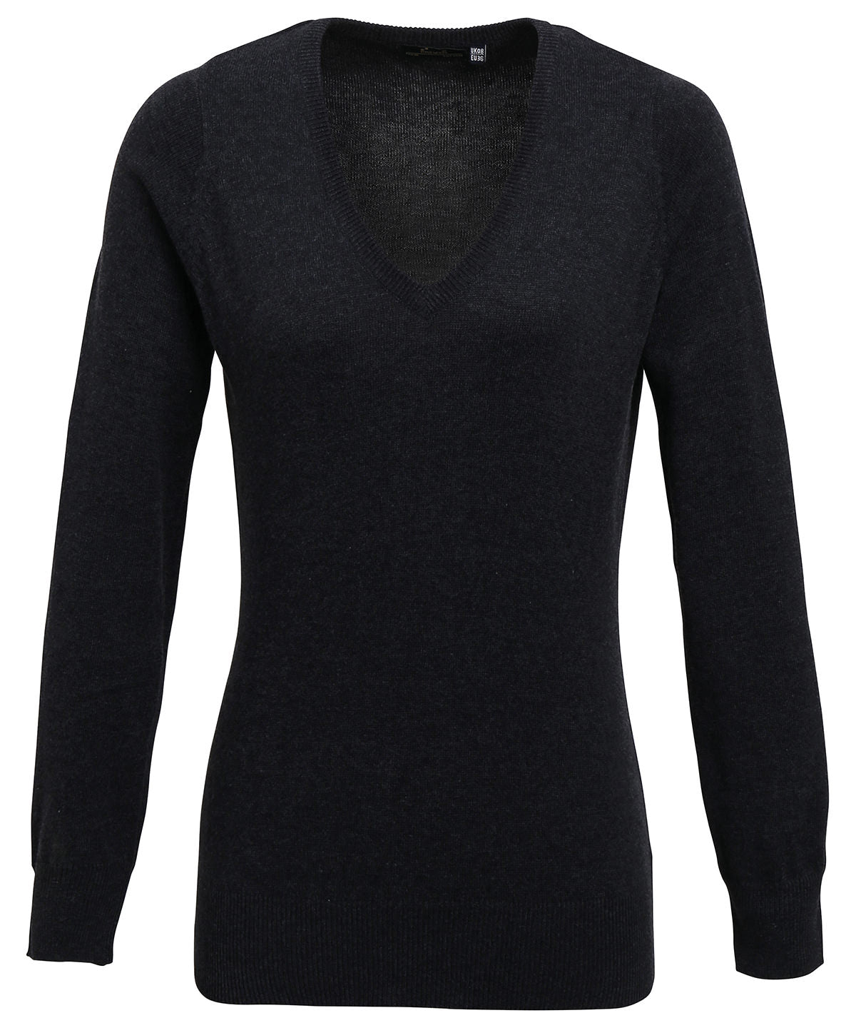 Prjónapeysa Premier PR696 – Charcoal – Wom 24