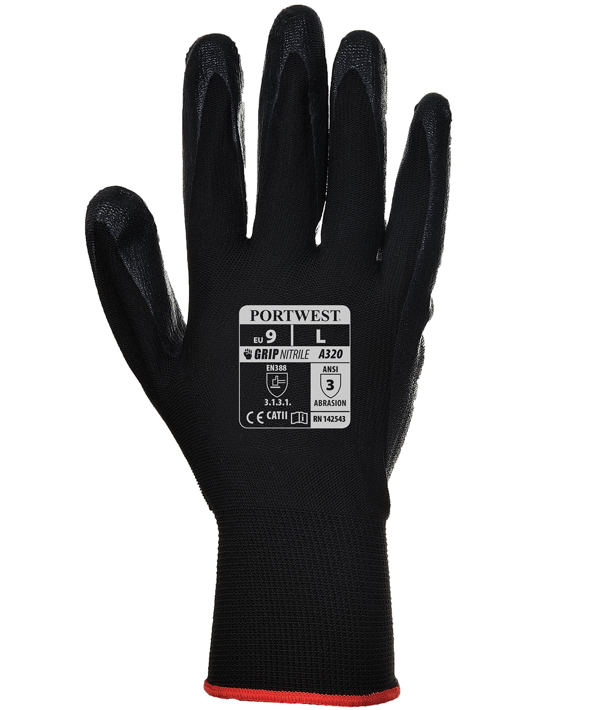 Hanskar Portwest PW075 – Svartur – XL