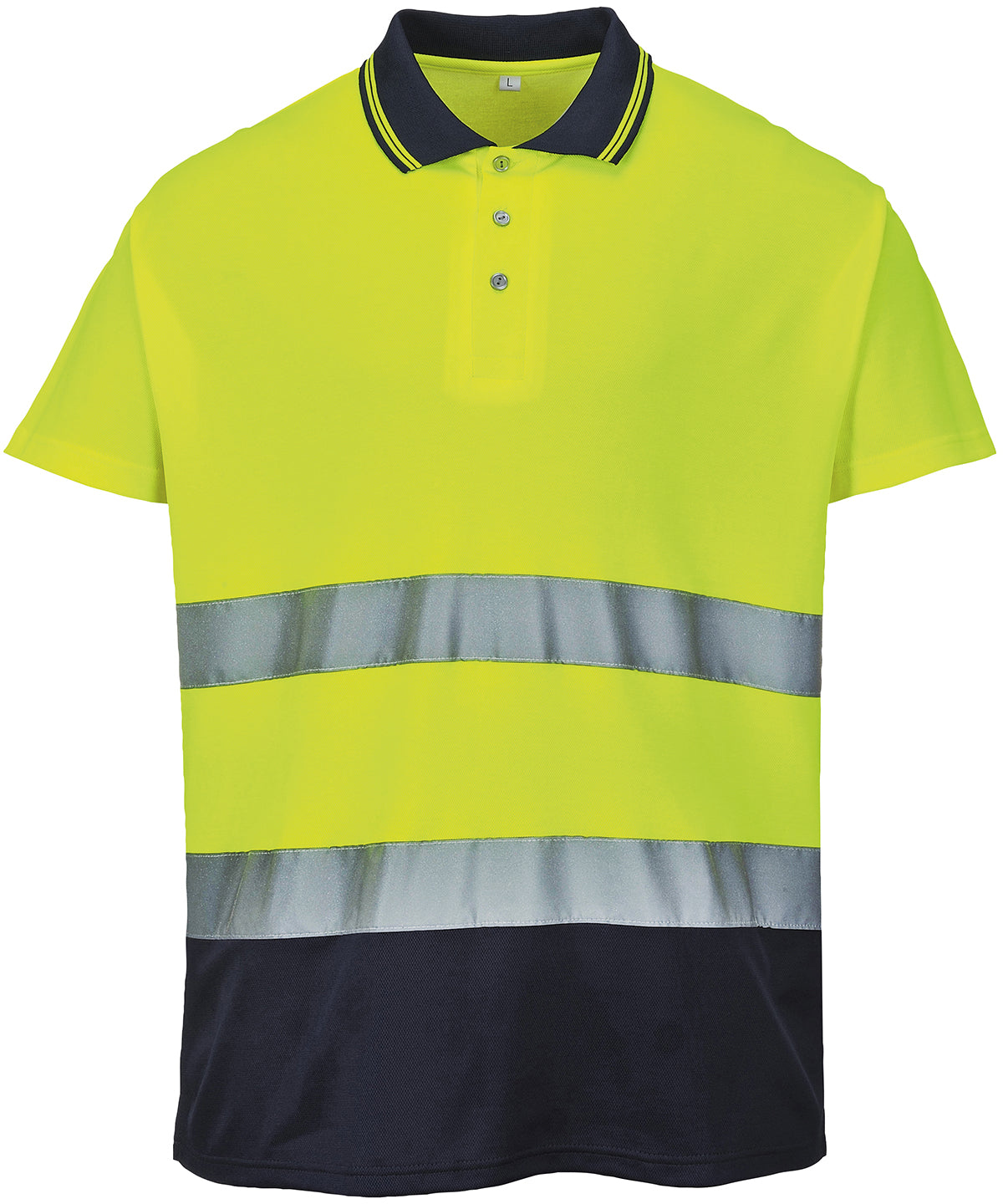 Pólóbolur Portwest PW110 – Yellow/Navy – 3XL