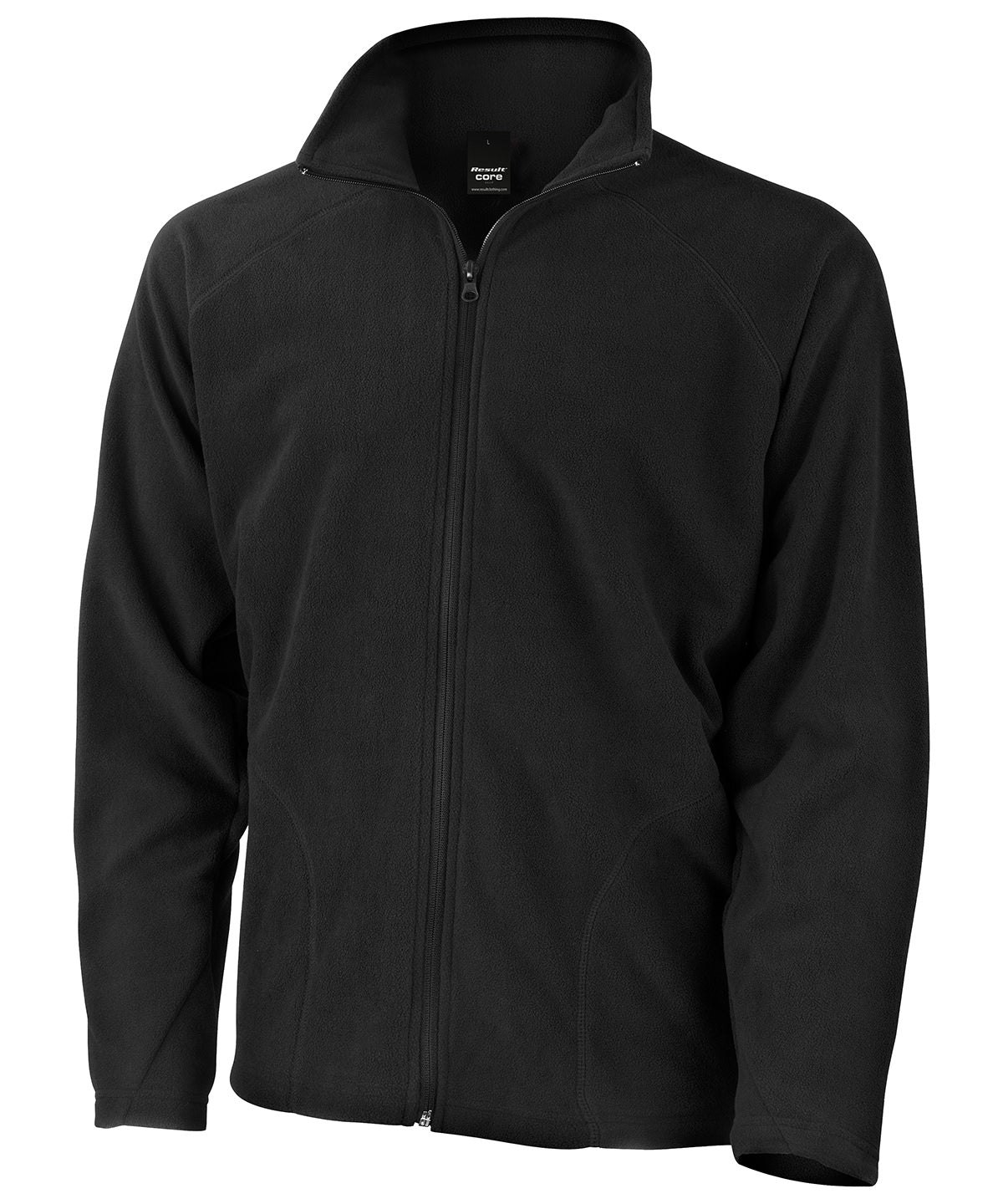 Flíspeysa Result Core R114X – Svartur – 3XL