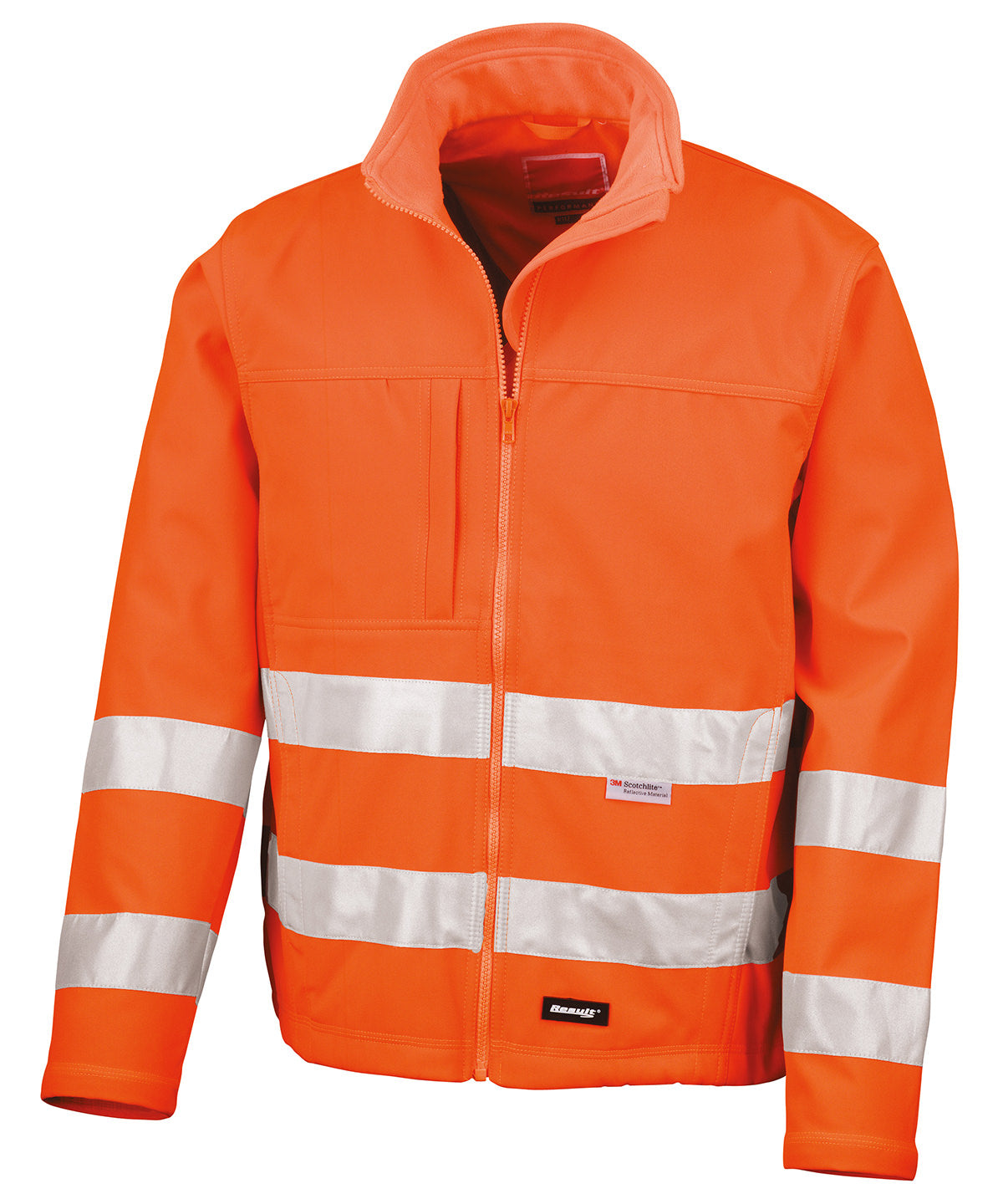 Softshell-jakki Result Safeguard R117A – Fluorescent Orange – 3XL