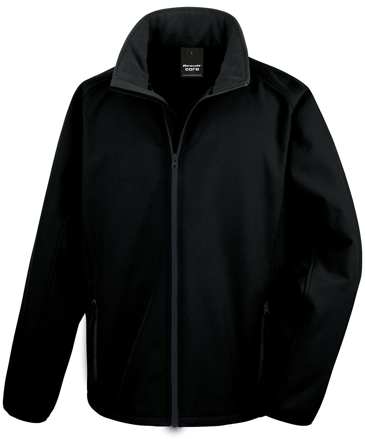 Softshell-jakki Result Core R231M – Black/Black – 4XL