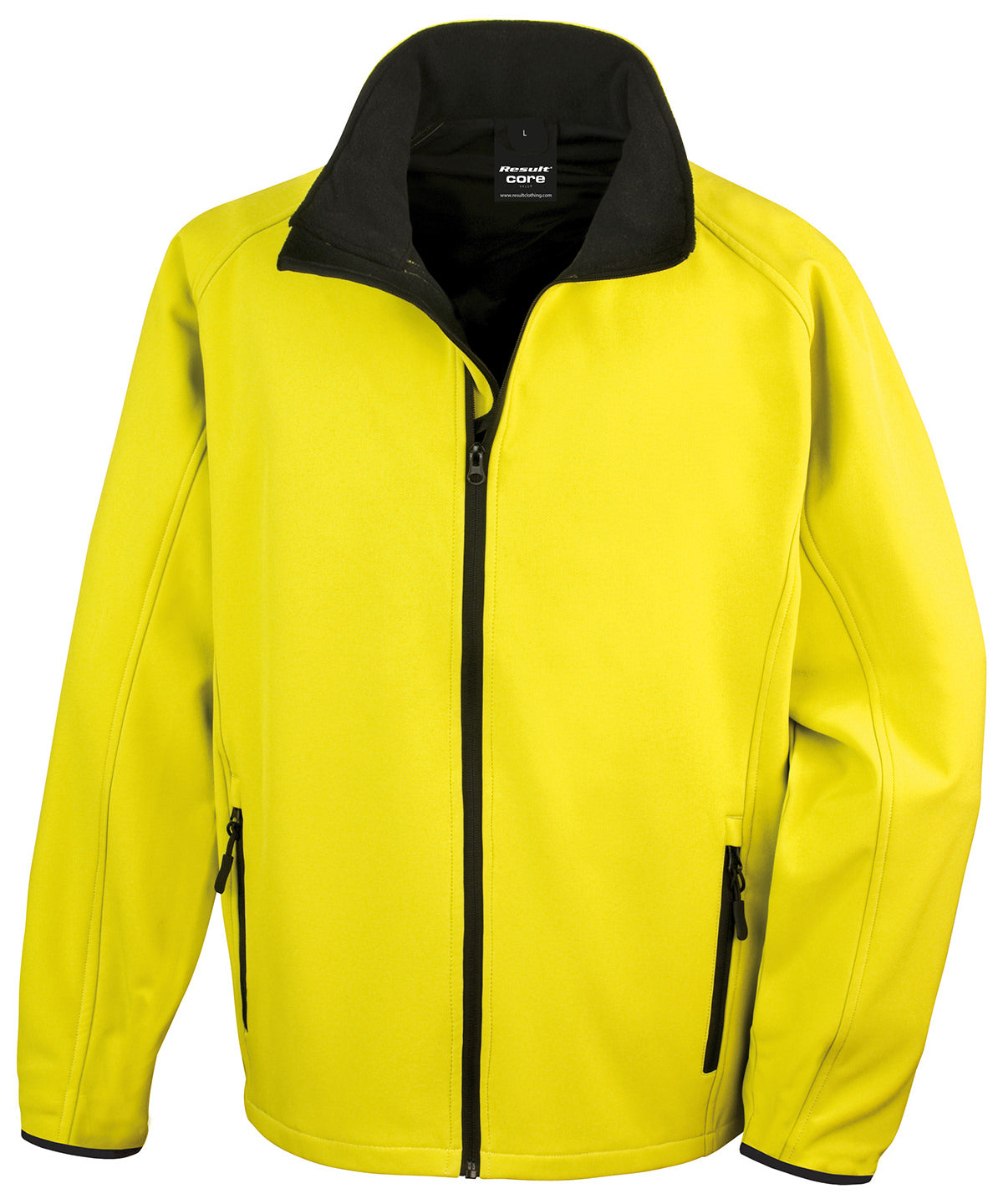 Softshell-jakki Result Core R231M – Yellow/Black – 4XL