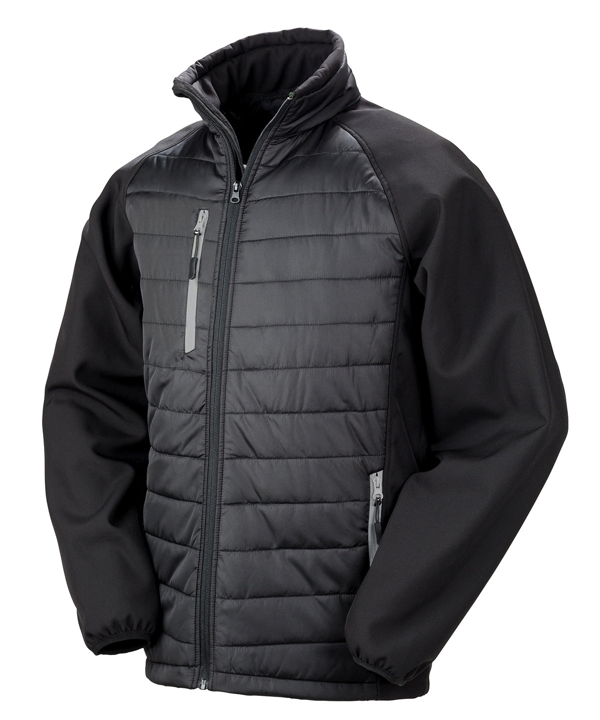 Softshell-jakki Result Recycled R237X – Black/Grey – 4XL