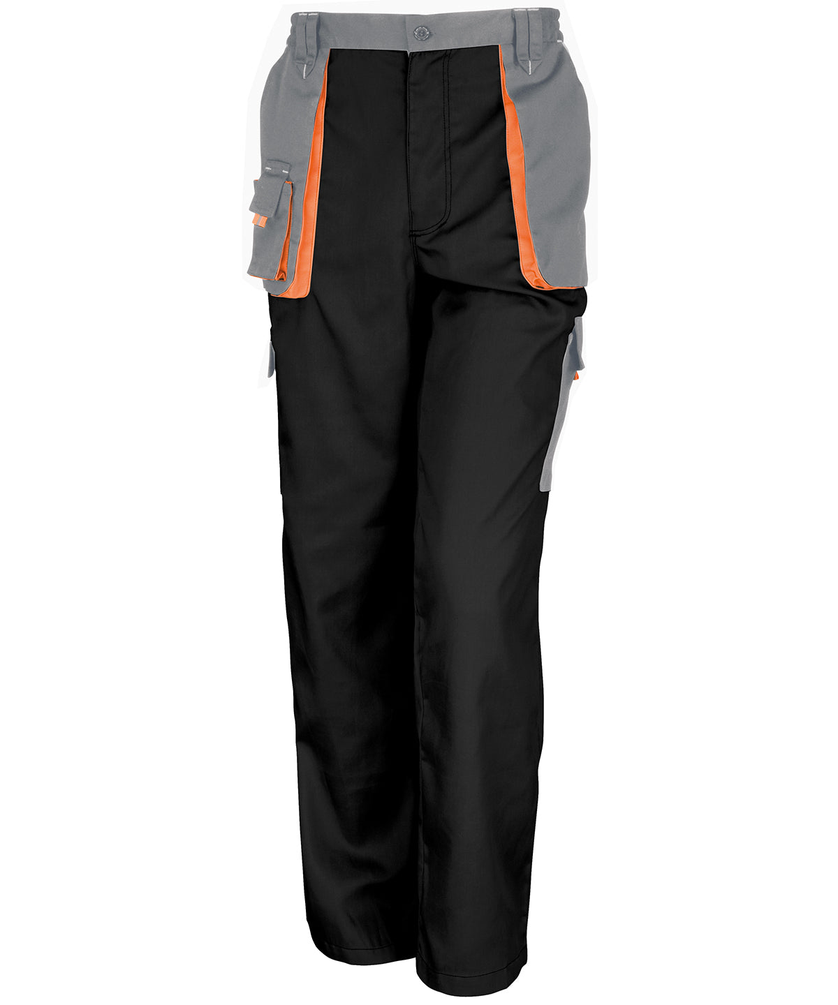 Buxur Result Workguard R318X – Black/Grey/Orange – 5XL