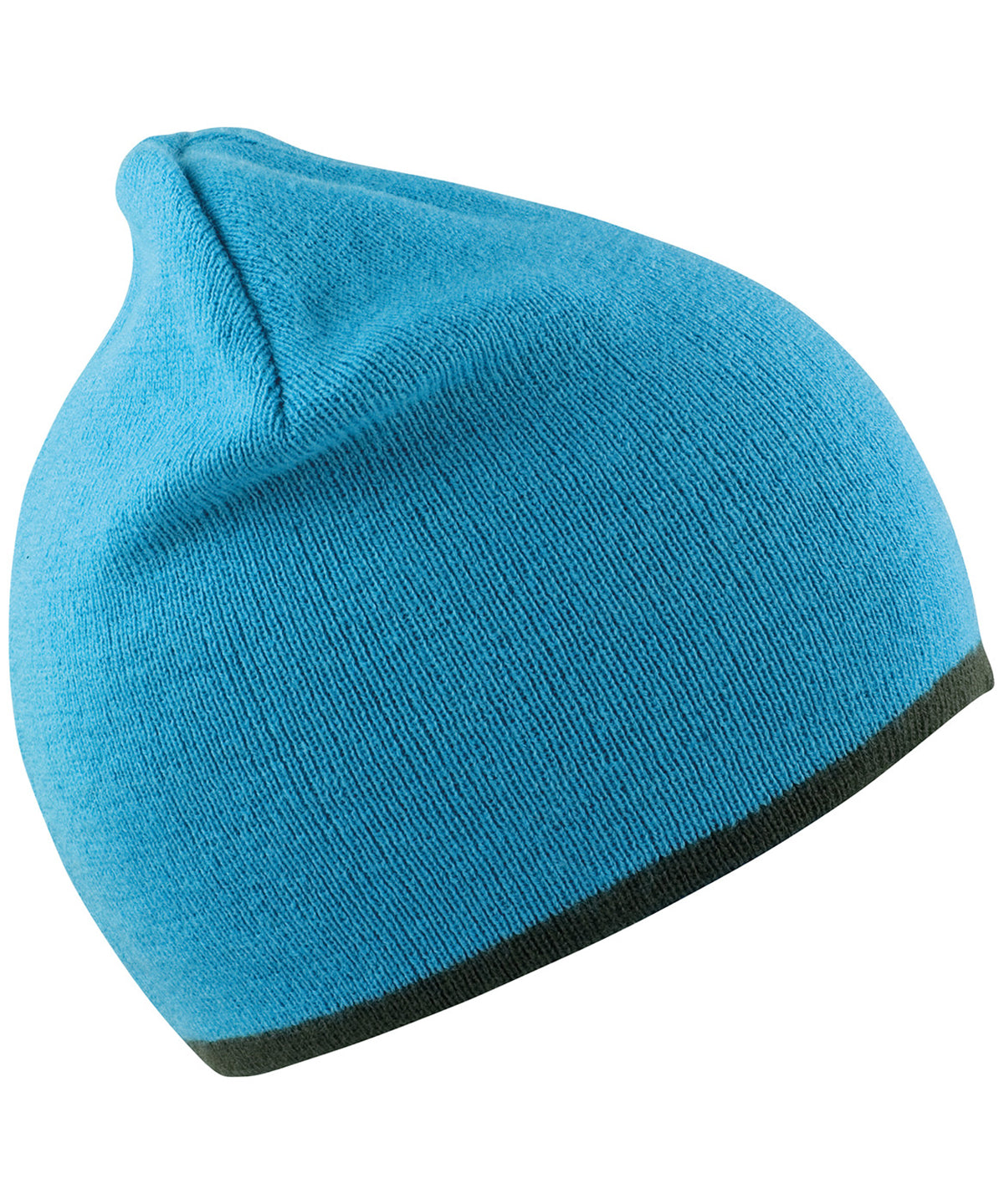 Húfa Result Winter Essentials RC046 – Aqua/Grey – One size