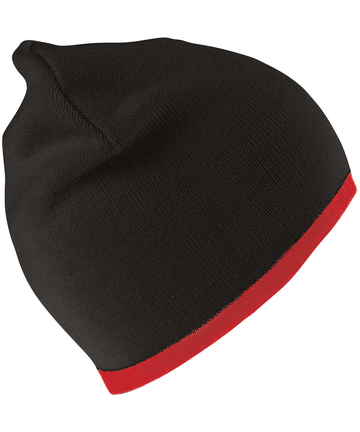 Húfa Result Winter Essentials RC046 – Black/Red – One size