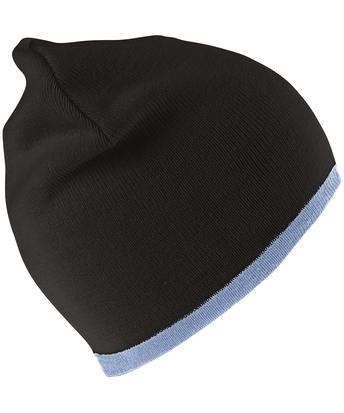 Húfa Result Winter Essentials RC046 – Black/Sky – One size