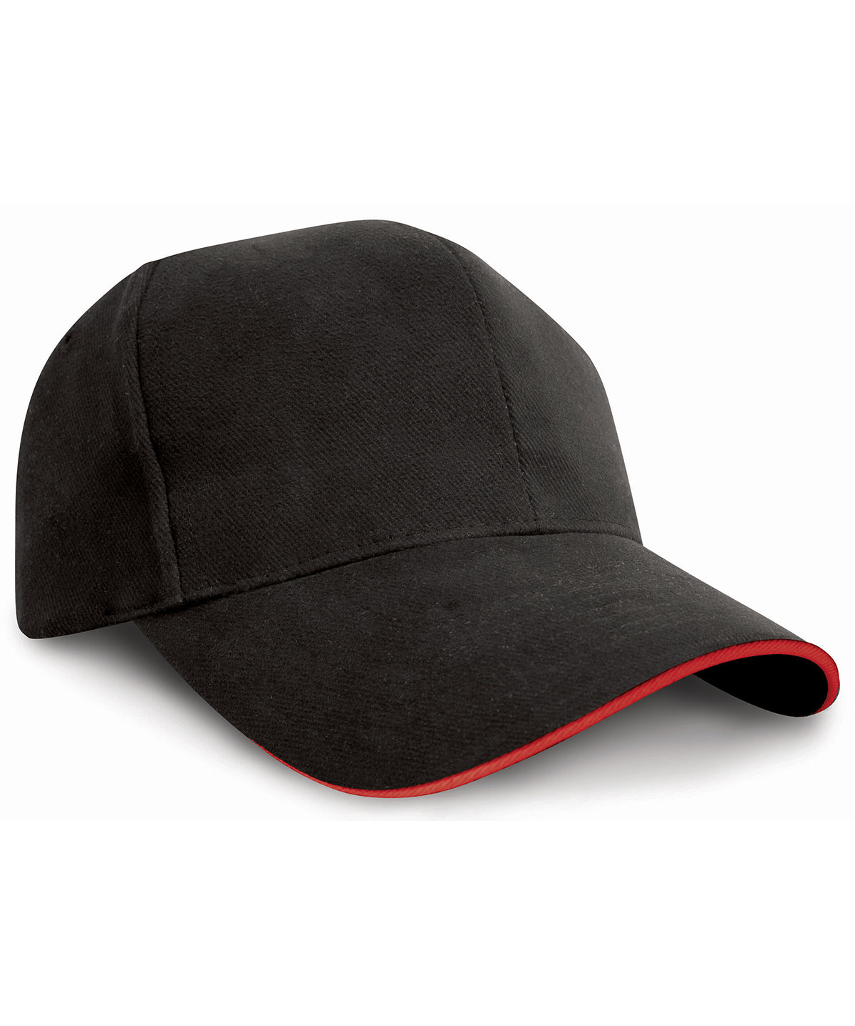 Derhúfa Result Headwear RC25P – Black/Red – One size