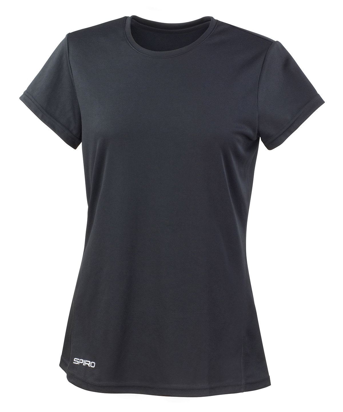Stuttermabolur Spiro S253F – Svartur – XL