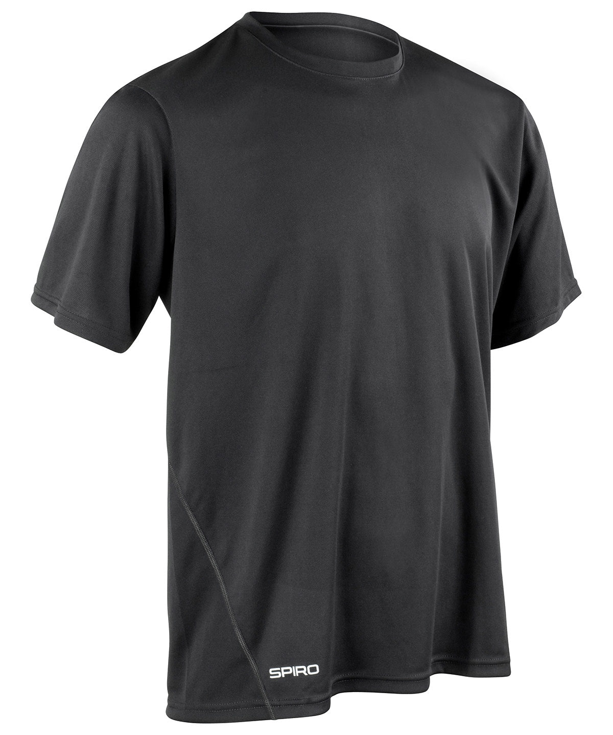 Stuttermabolur Spiro S253M – Svartur – 2XL