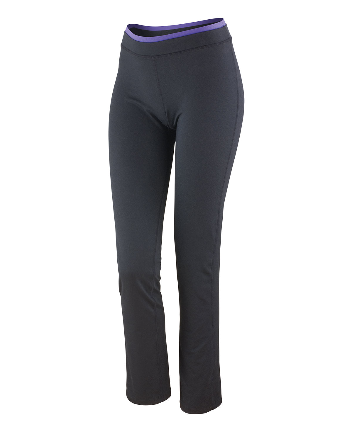 Leggings Spiro S275F – Black/Lavender – 2XL