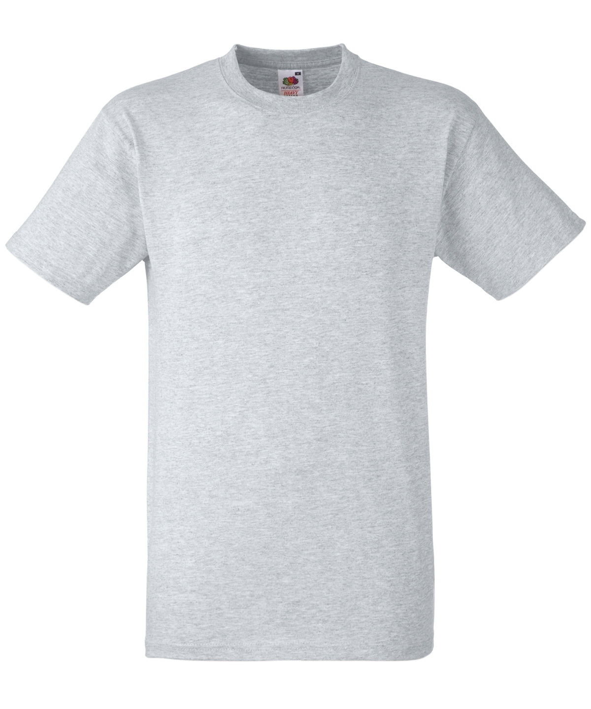 Stuttermabolur Fruit of the Loom SS008 – Heather Grey – 2XL