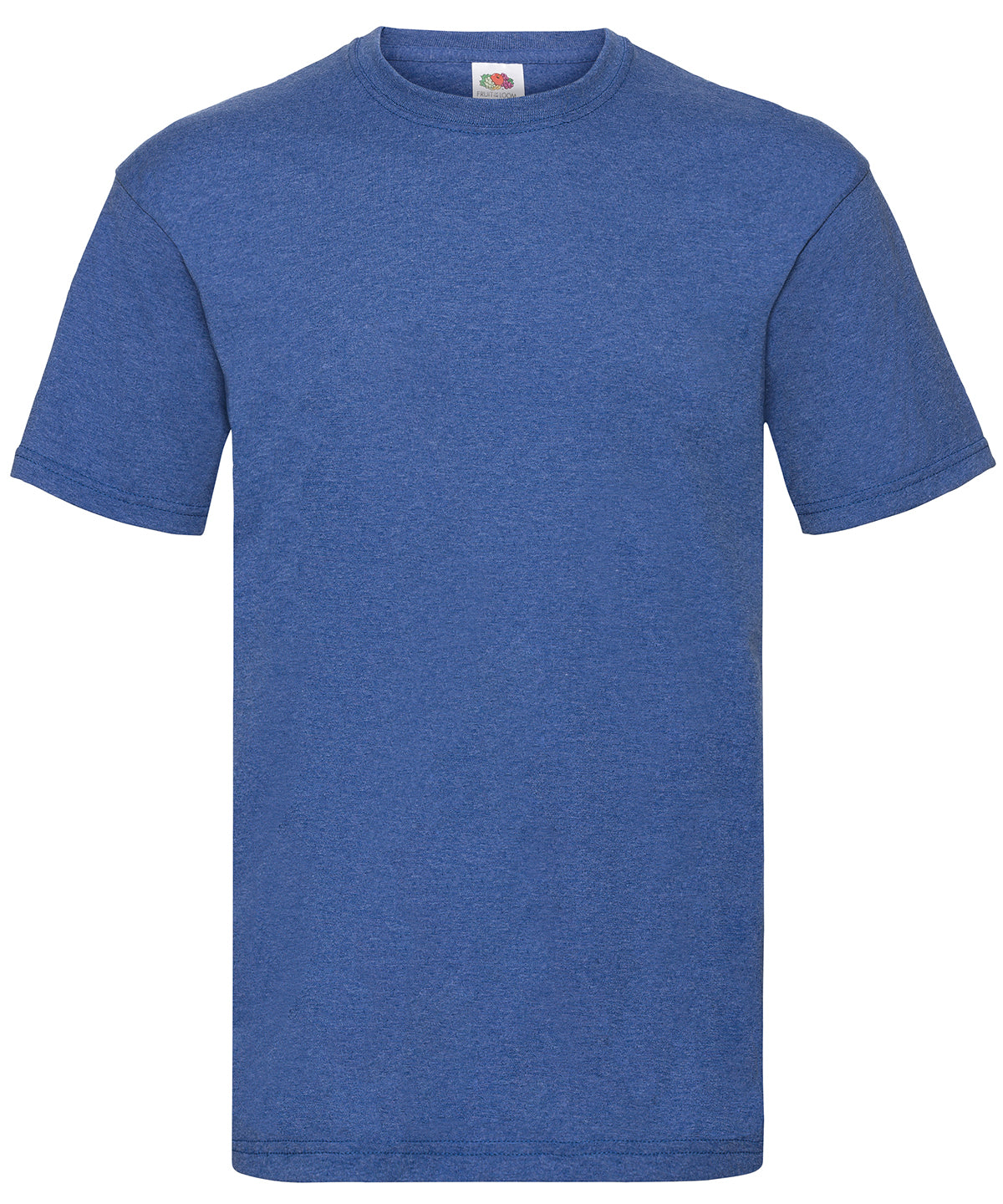 Stuttermabolur Fruit of the Loom SS030 – Retro Heather Royal – 3XL