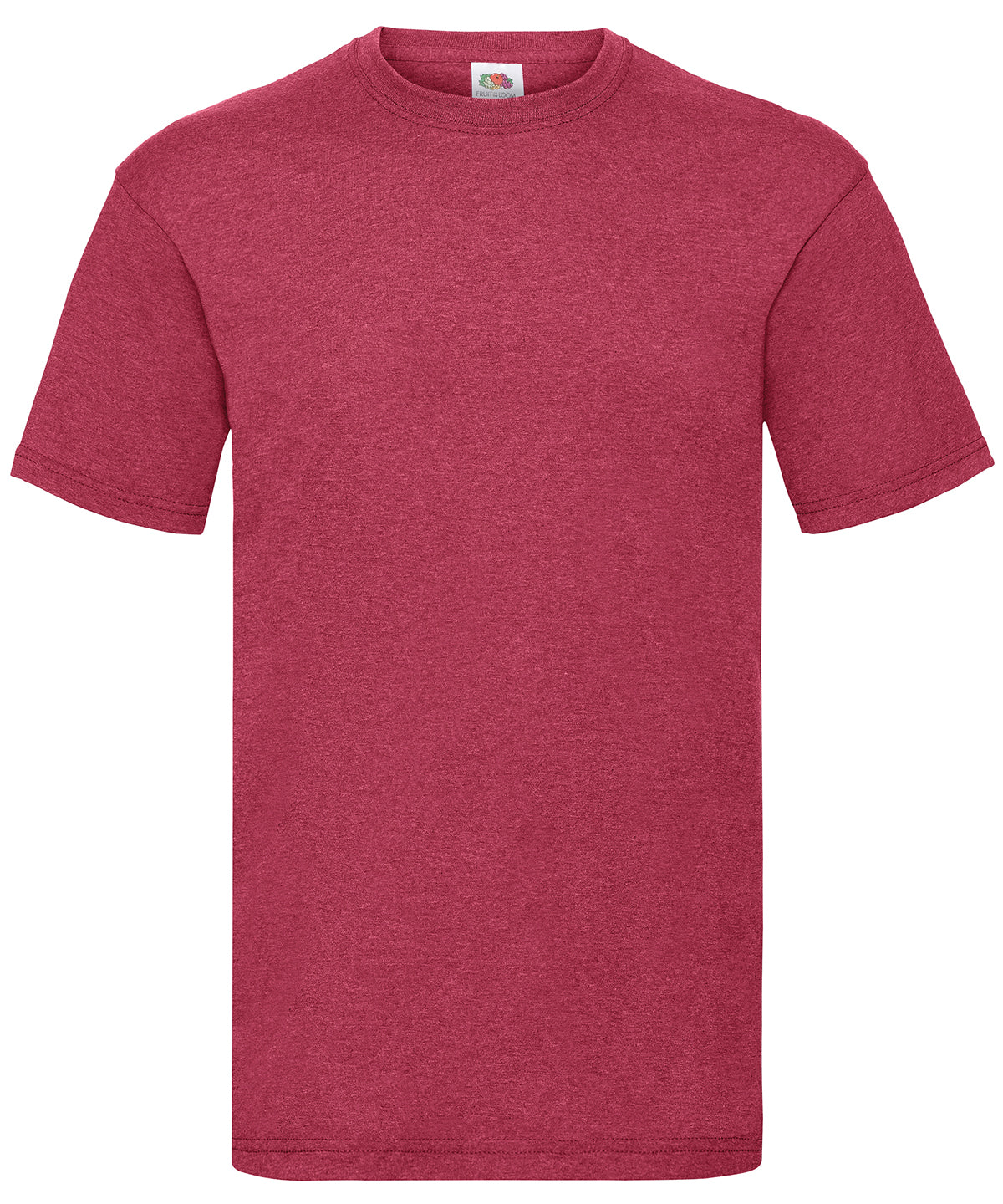 Stuttermabolur Fruit of the Loom SS030 – Vintage Heather Red – 3XL