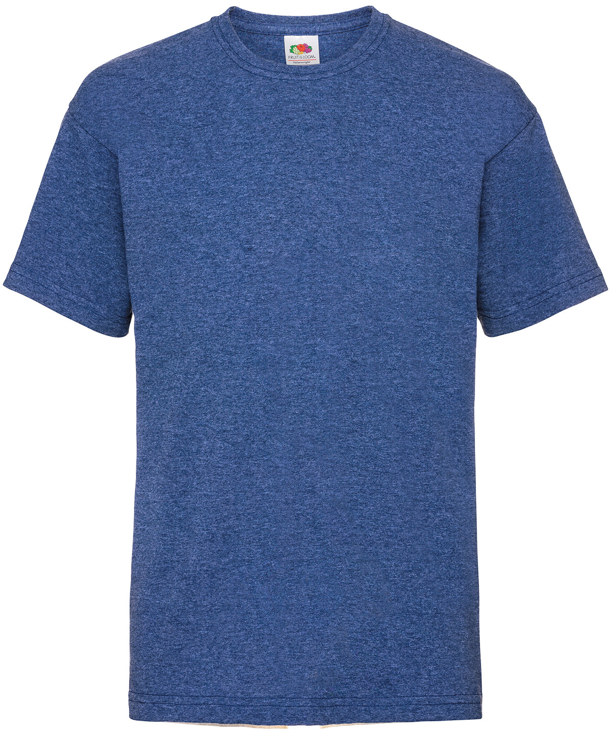 Stuttermabolur Fruit of the Loom SS031 – Retro Heather Royal – 14/15 Years