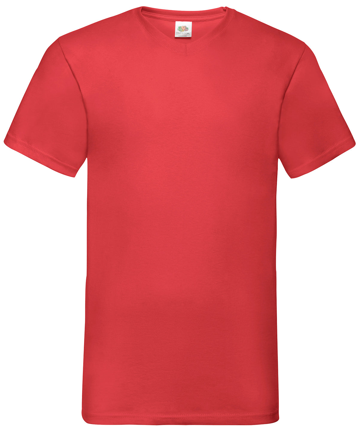 Stuttermabolur Fruit of the Loom SS034 – Rauður – 3XL