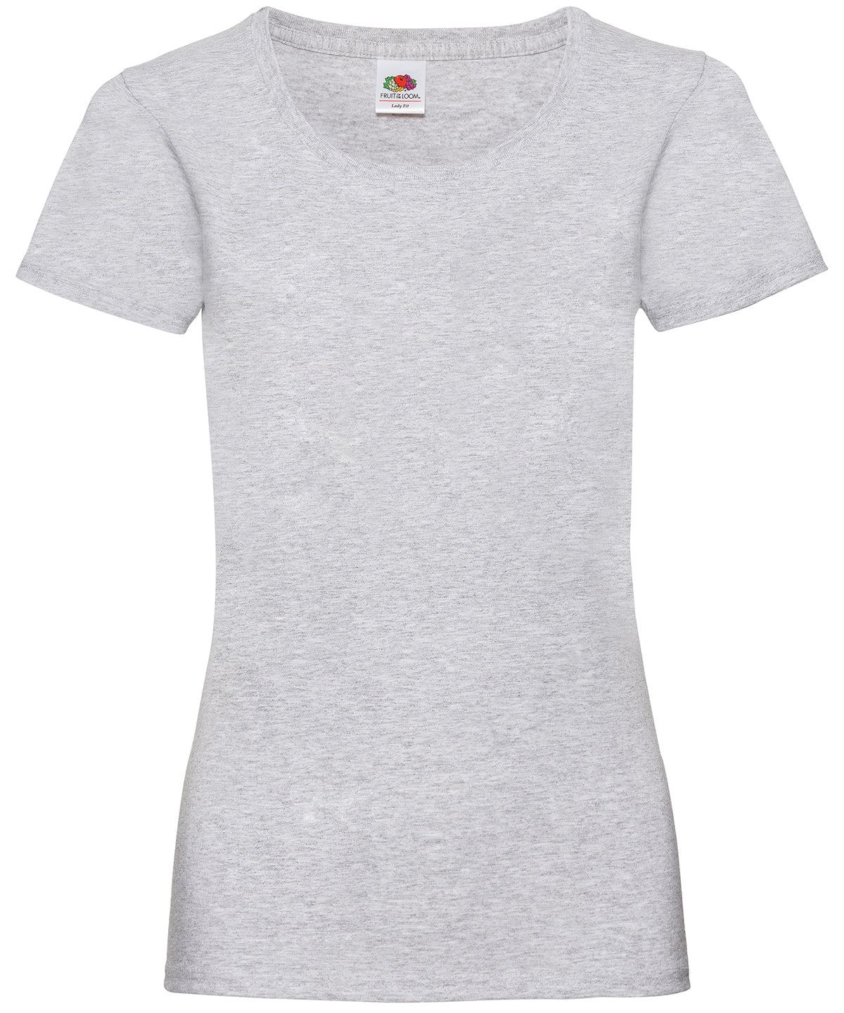 Stuttermabolur Fruit of the Loom SS050 – Heather Grey – 2XL
