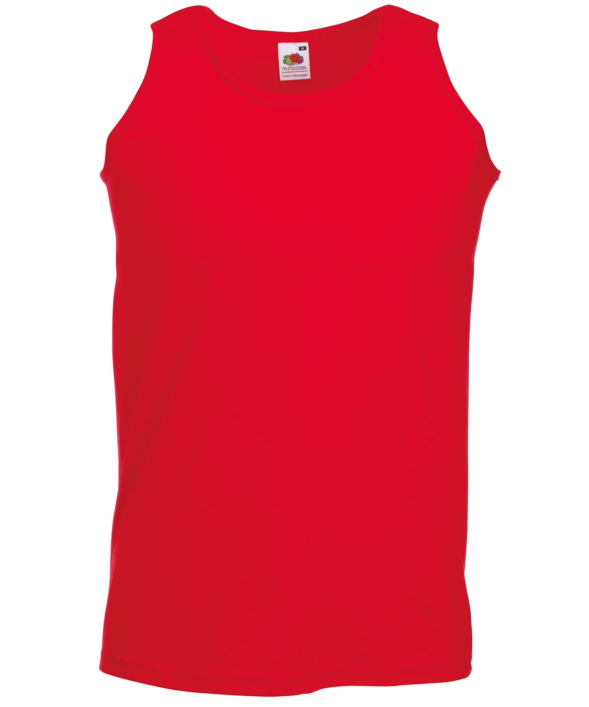 Ermalaus bolur Fruit of the Loom SS100 – Rauður – 3XL