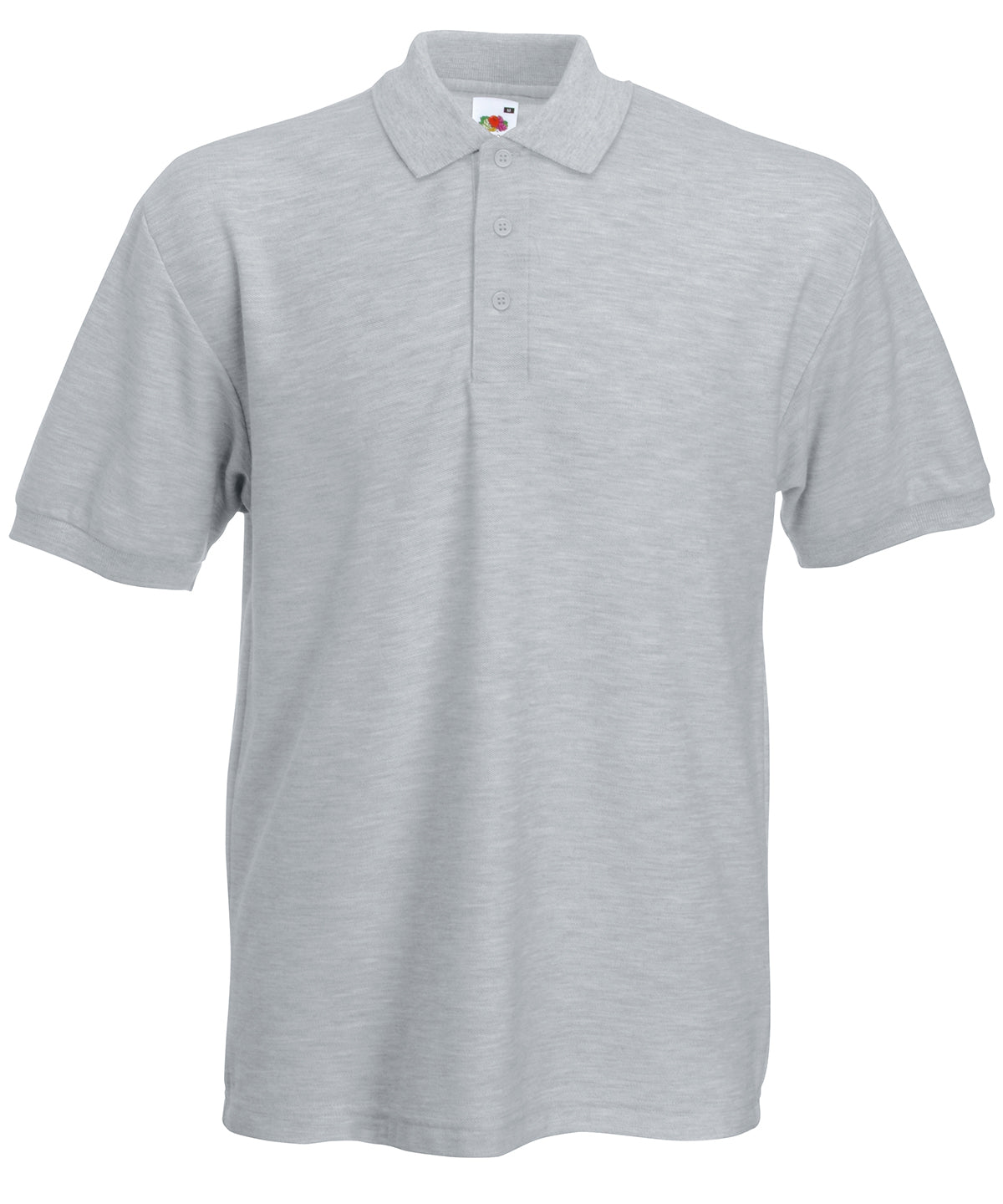 Pólóbolur Fruit of the Loom SS204 – Heather Grey* – 3XL