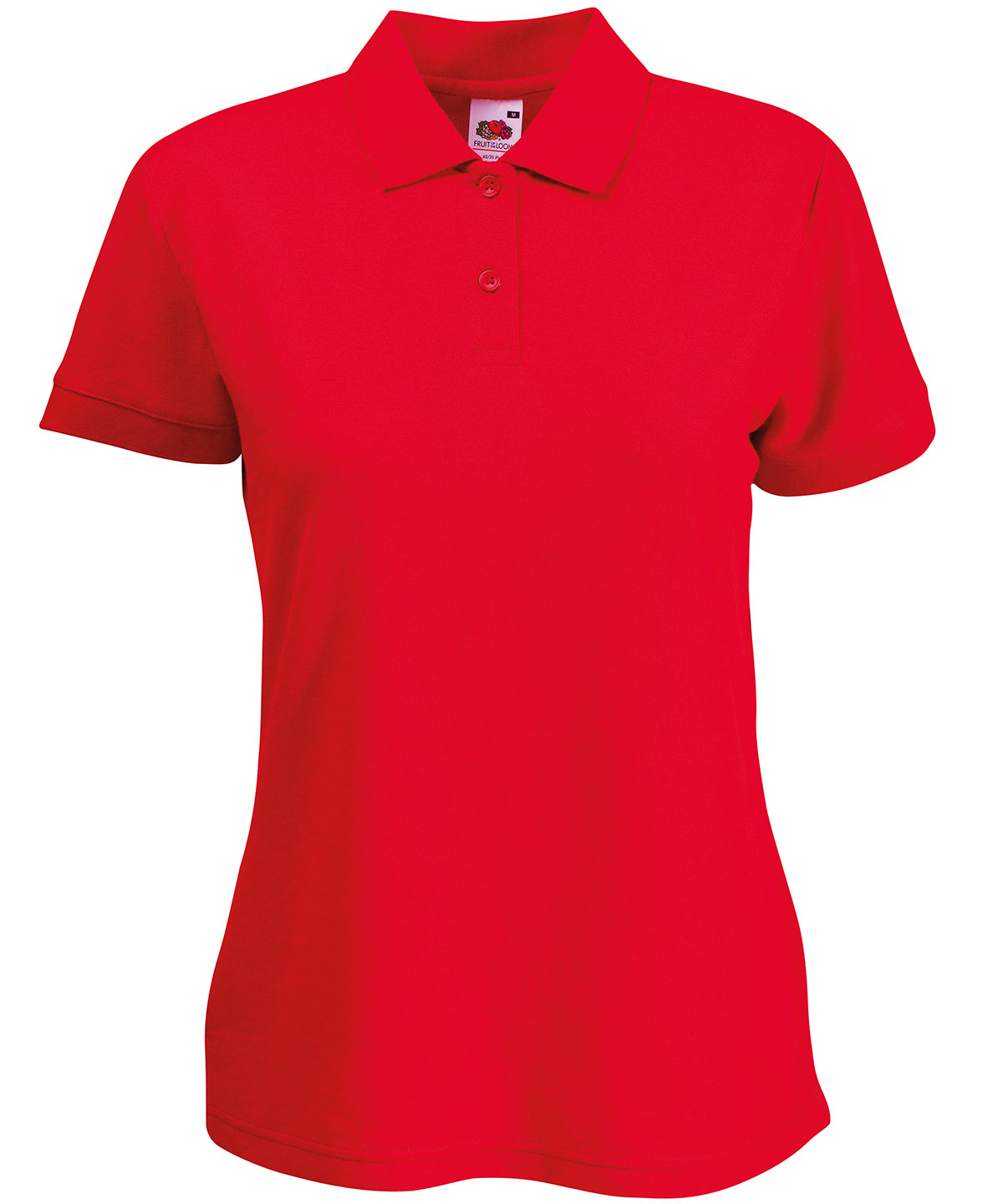 Pólóbolur Fruit of the Loom SS212 – Rauður – 2XL