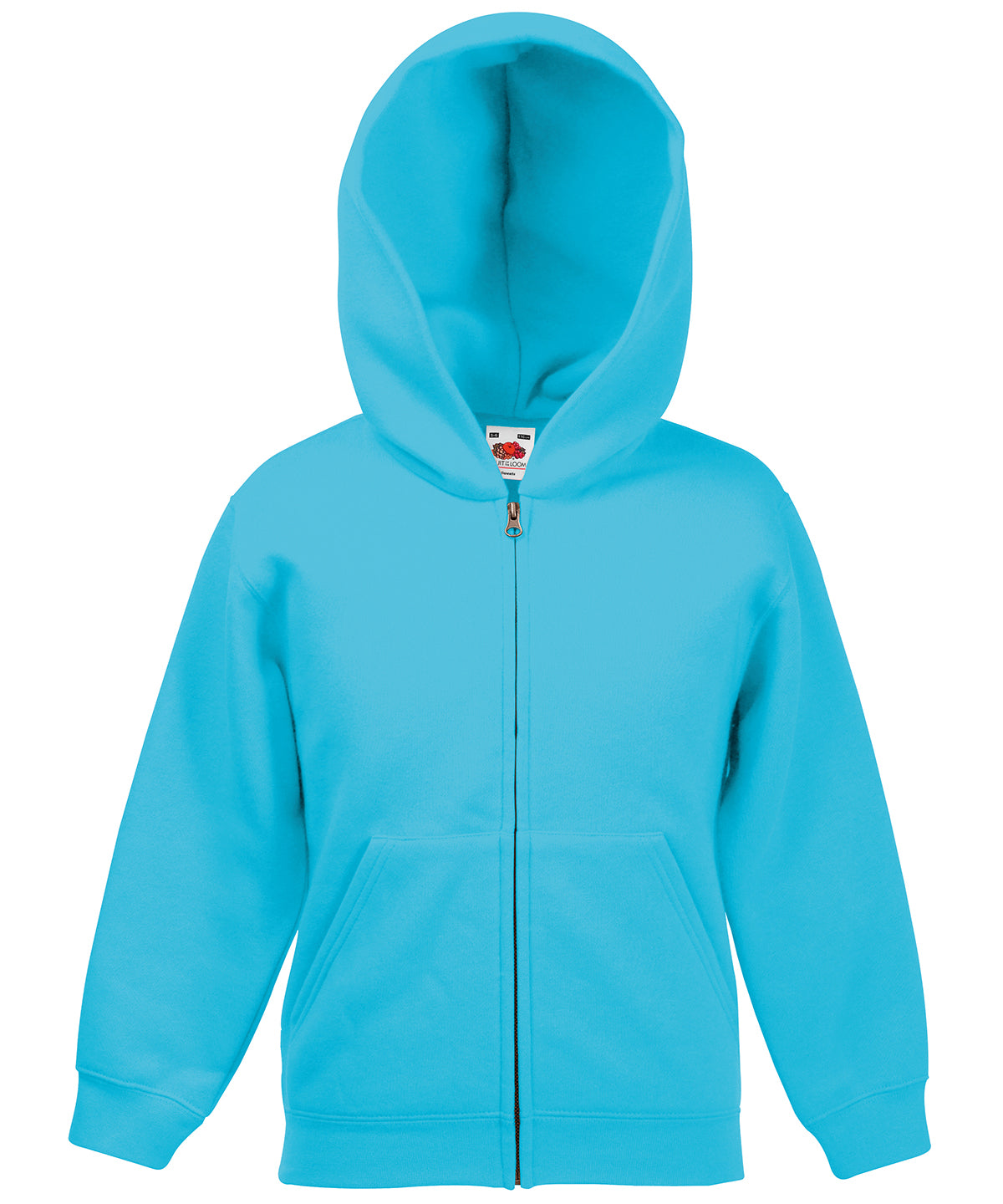 Hettupeysa Fruit of the Loom SS225 – Azure Blue – 14/15 Years