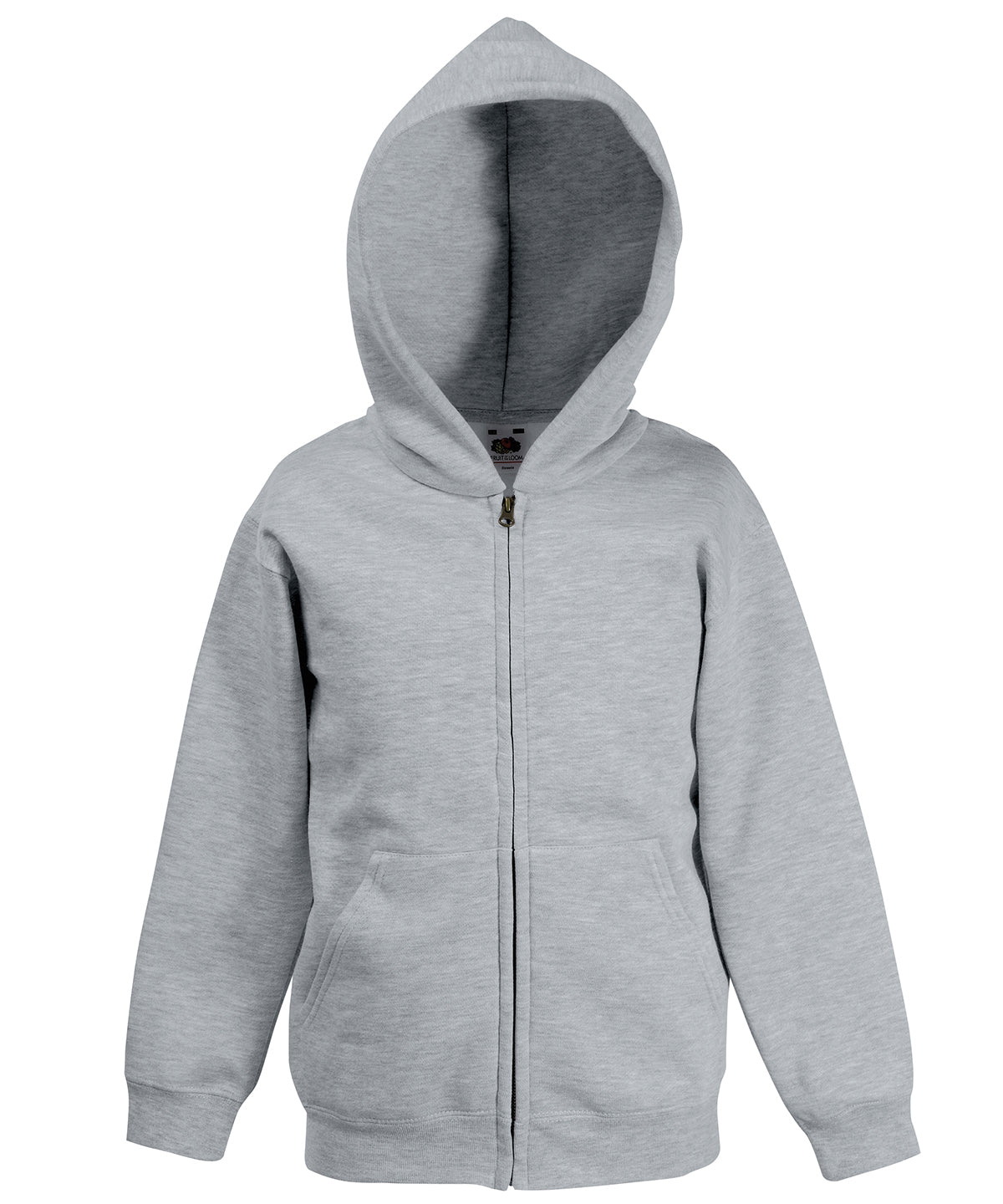 Hettupeysa Fruit of the Loom SS225 – Heather Grey – 14/15 Years