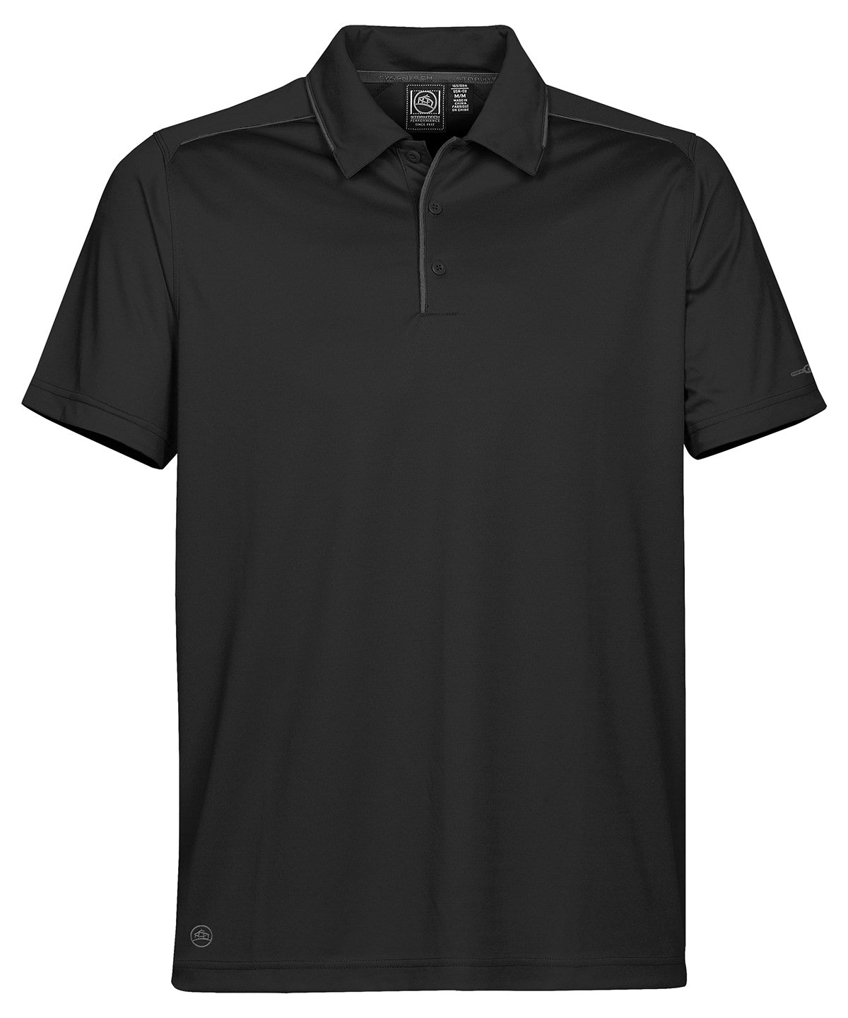 Pólóbolur Stormtech ST153 – Black/Graphite – 2XL
