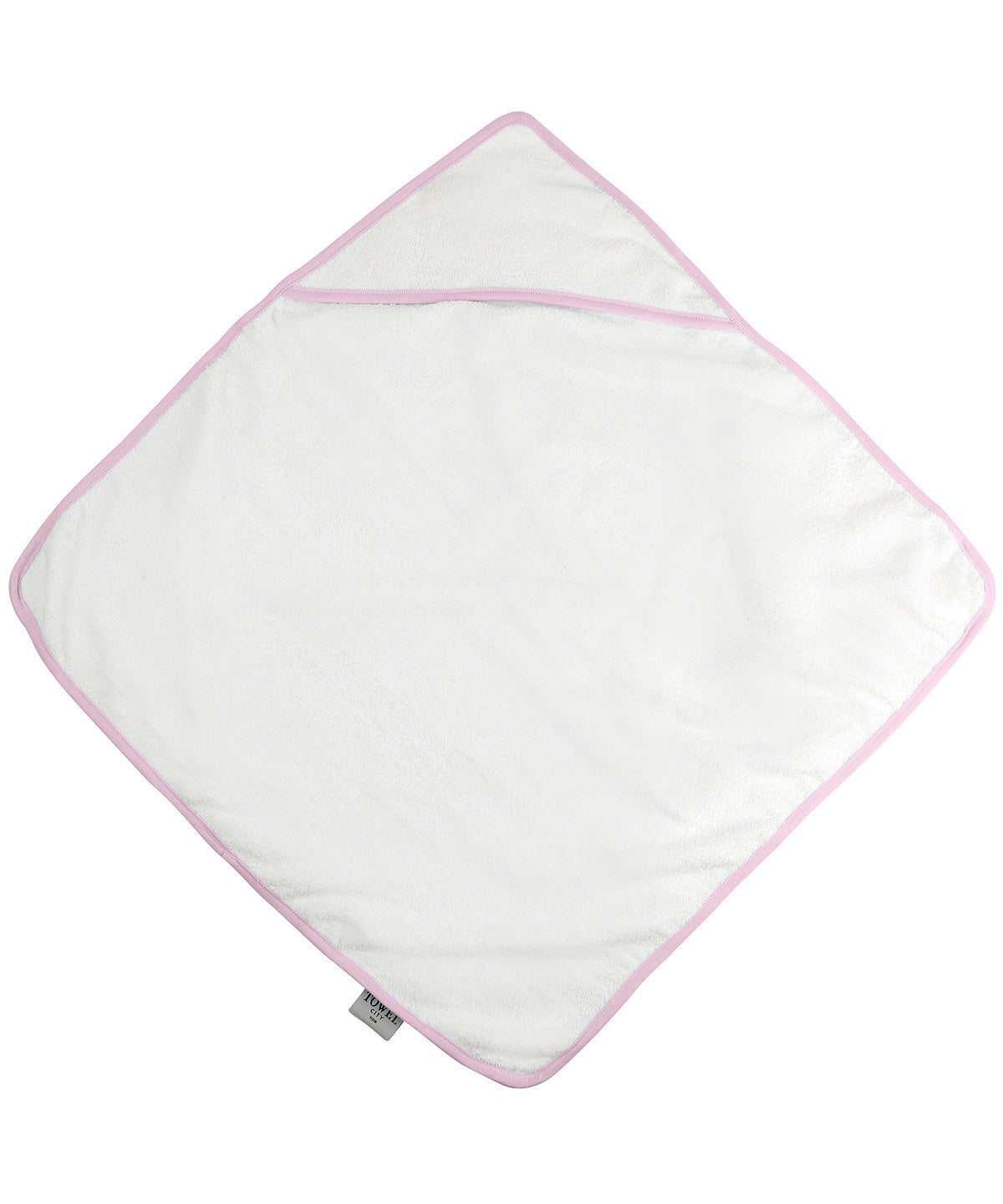 Handklæði Towel City TC036 – White/Pink – One size