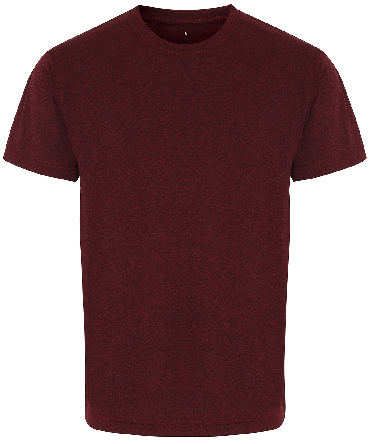 Stuttermabolur TriDri TR010 – Burgundy/ Black Melange – 3XL