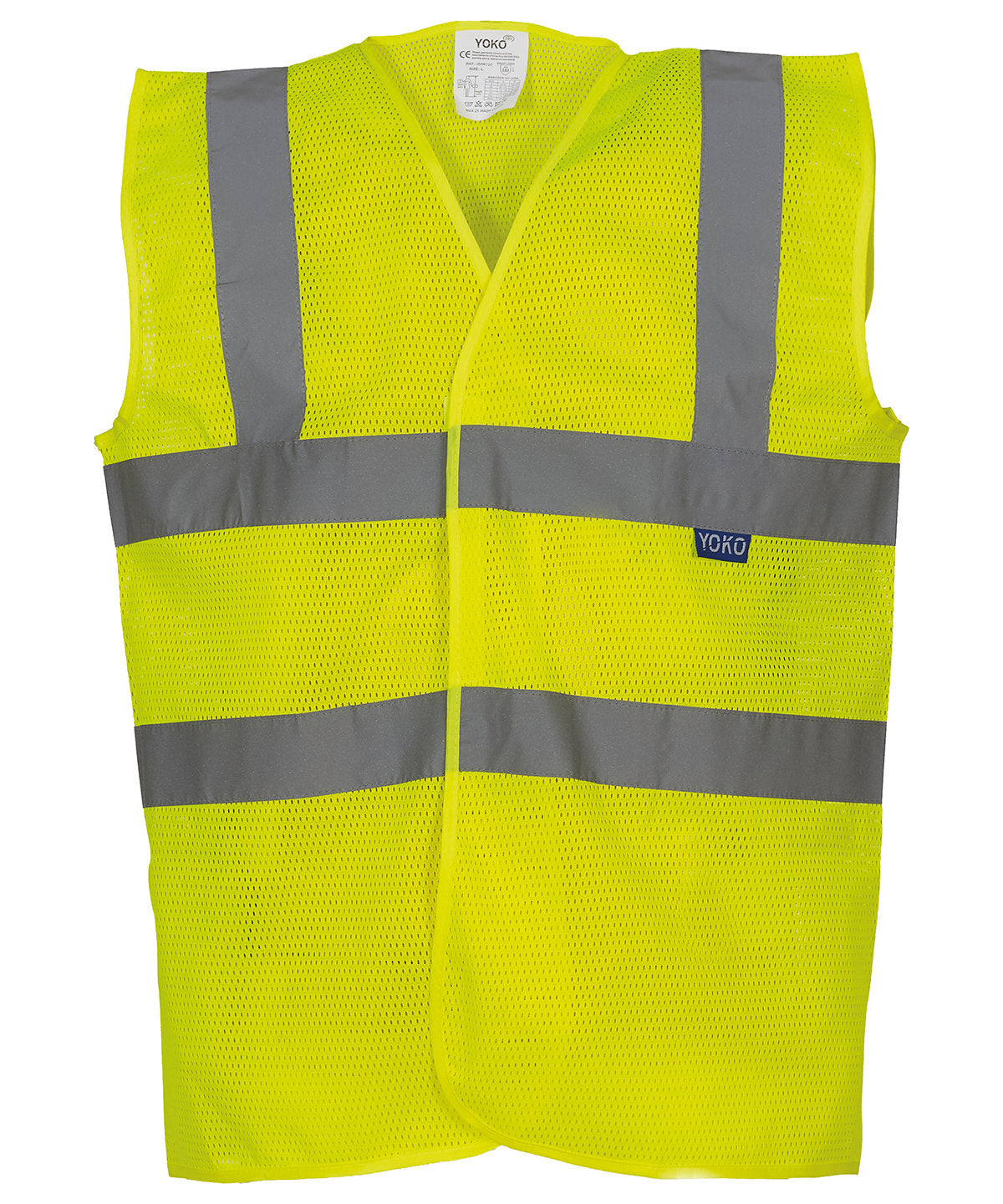 Öryggisvesti Yoko YK006 – Gulur – 3XL