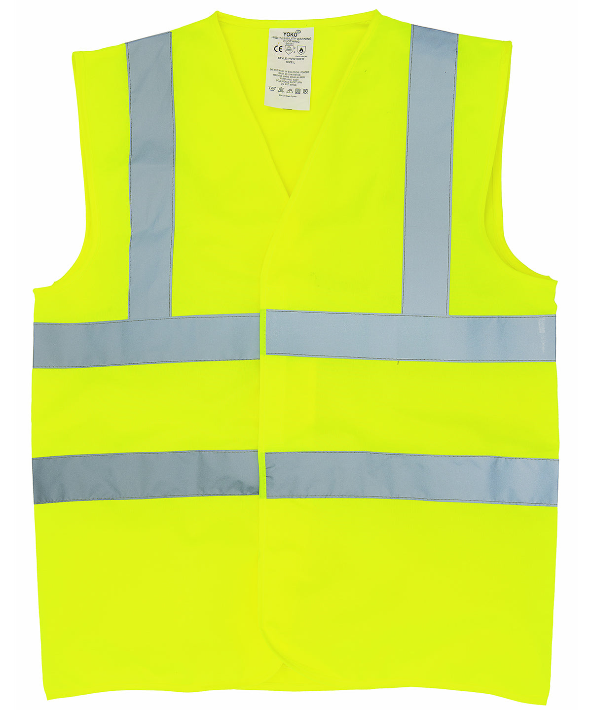 Öryggisvesti Yoko YK016 – Gulur – 3XL