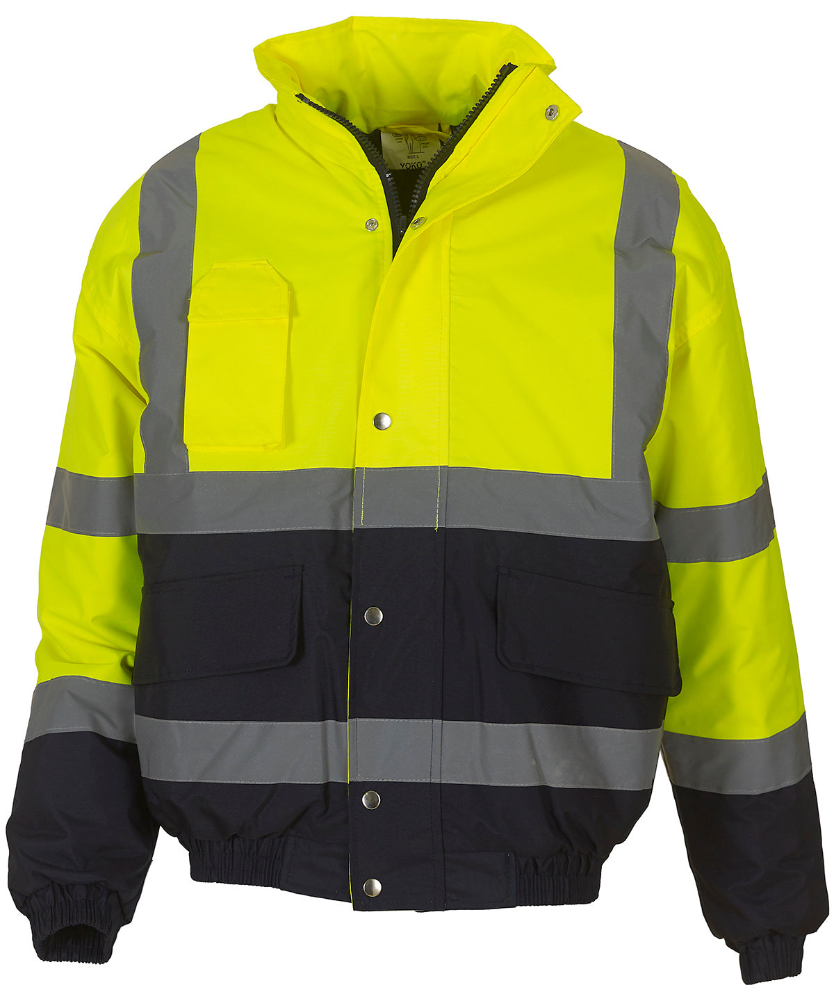 Jakki Yoko YK044 – Yellow/Navy – 3XL