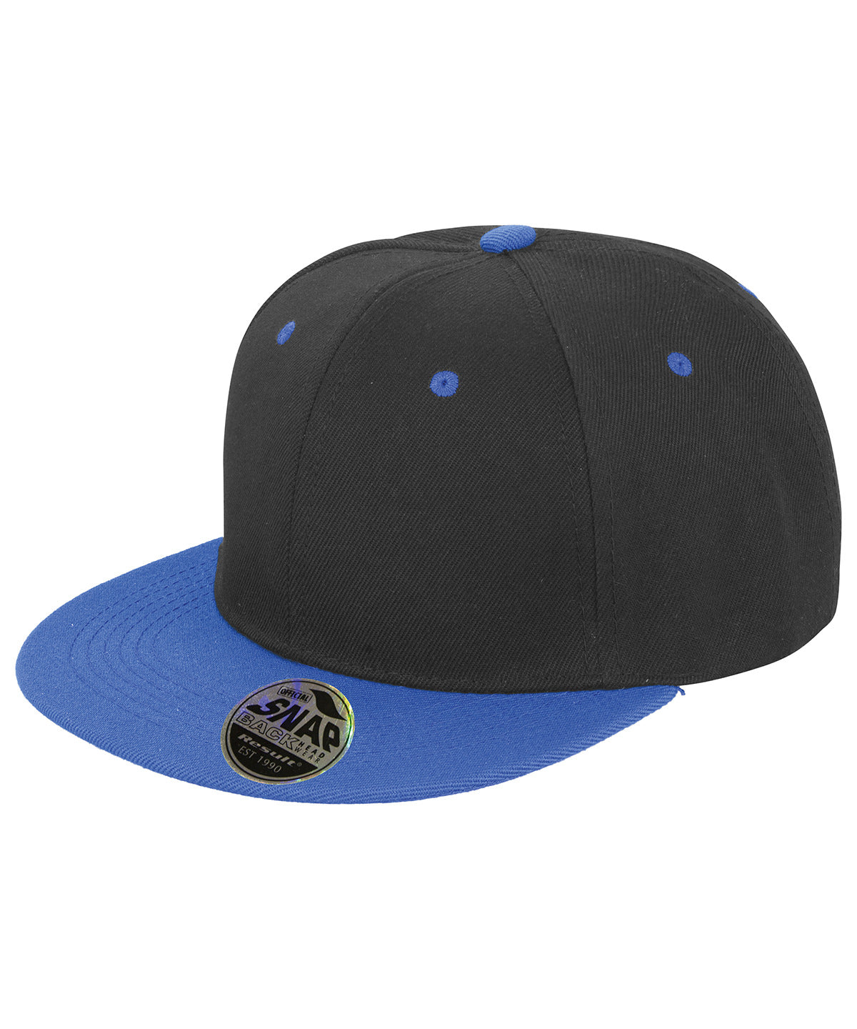 Derhúfa Result Headwear RC82X – Black/Azure – One size