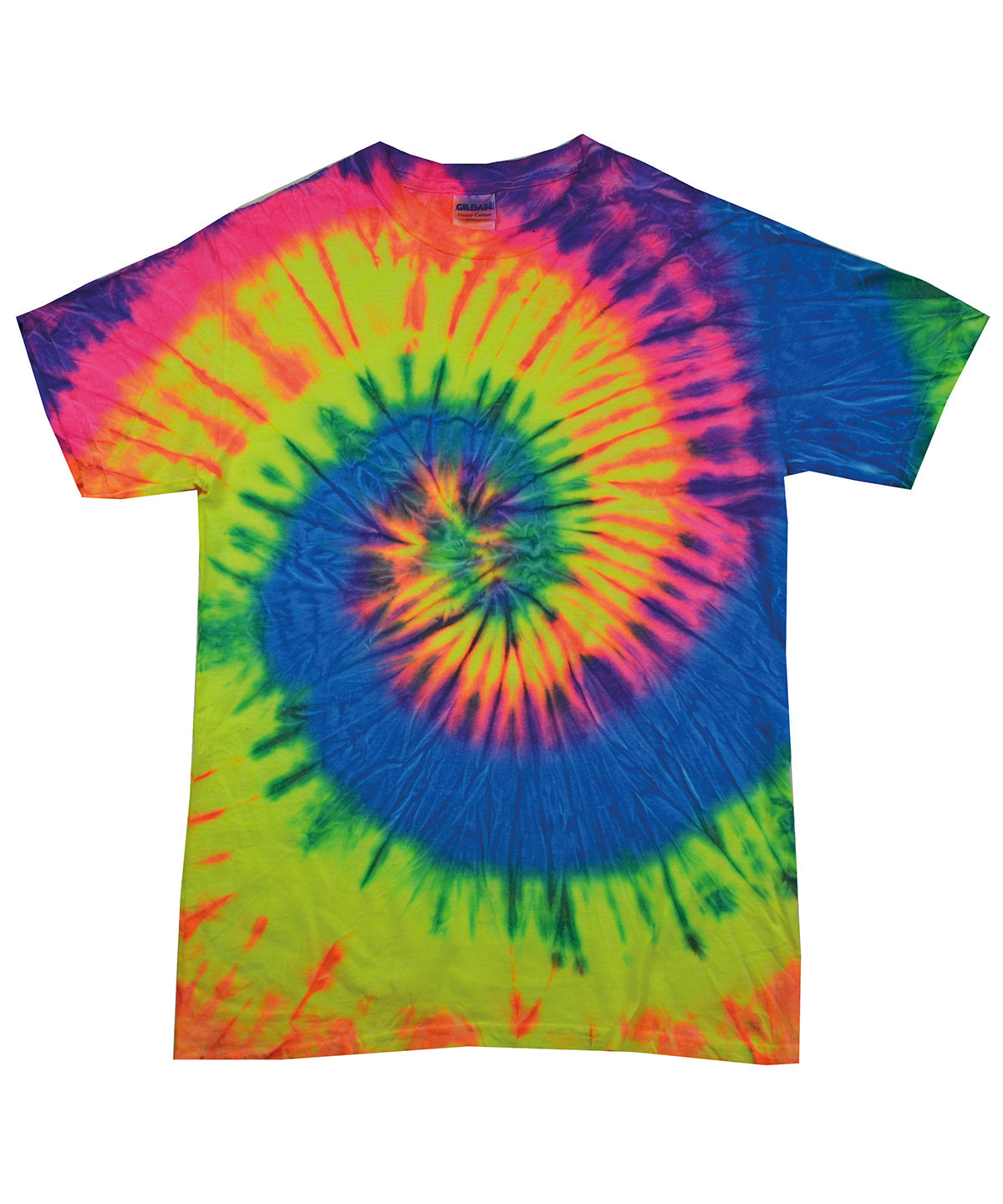 Stuttermabolur Colortone TD02B – Neon Rainbow – L