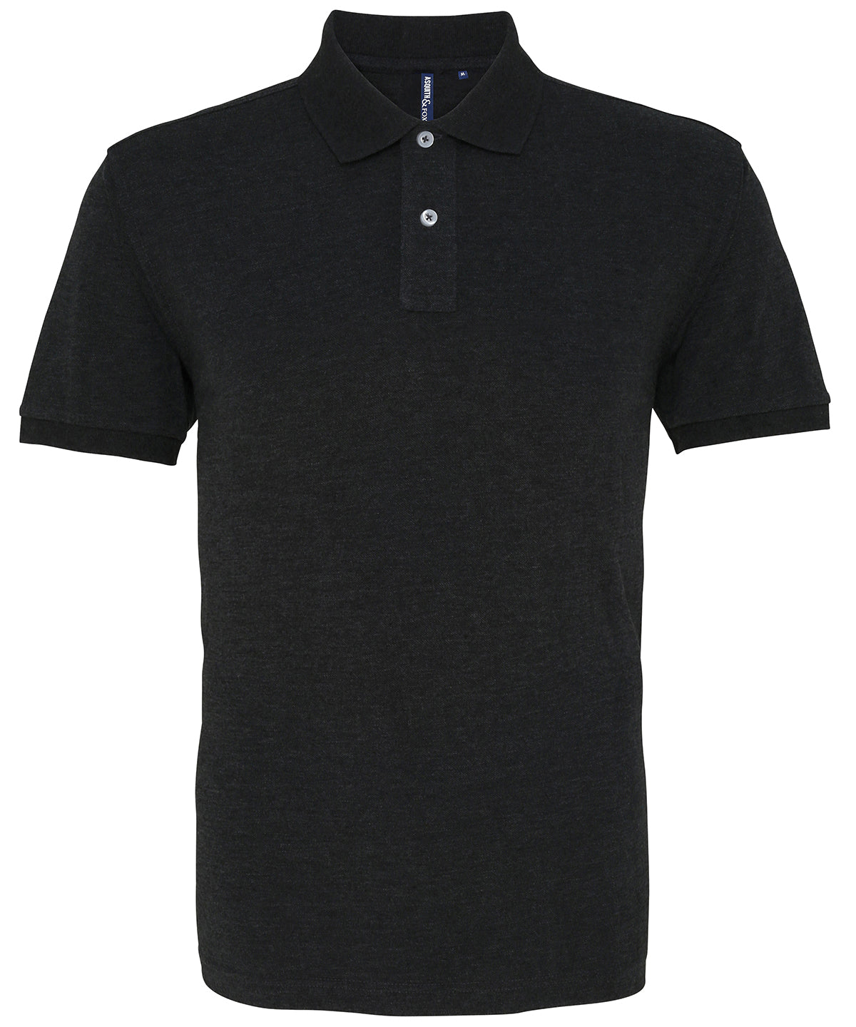 Pólóbolur Asquith & Fox AQ010 – Heather Black – 3XL