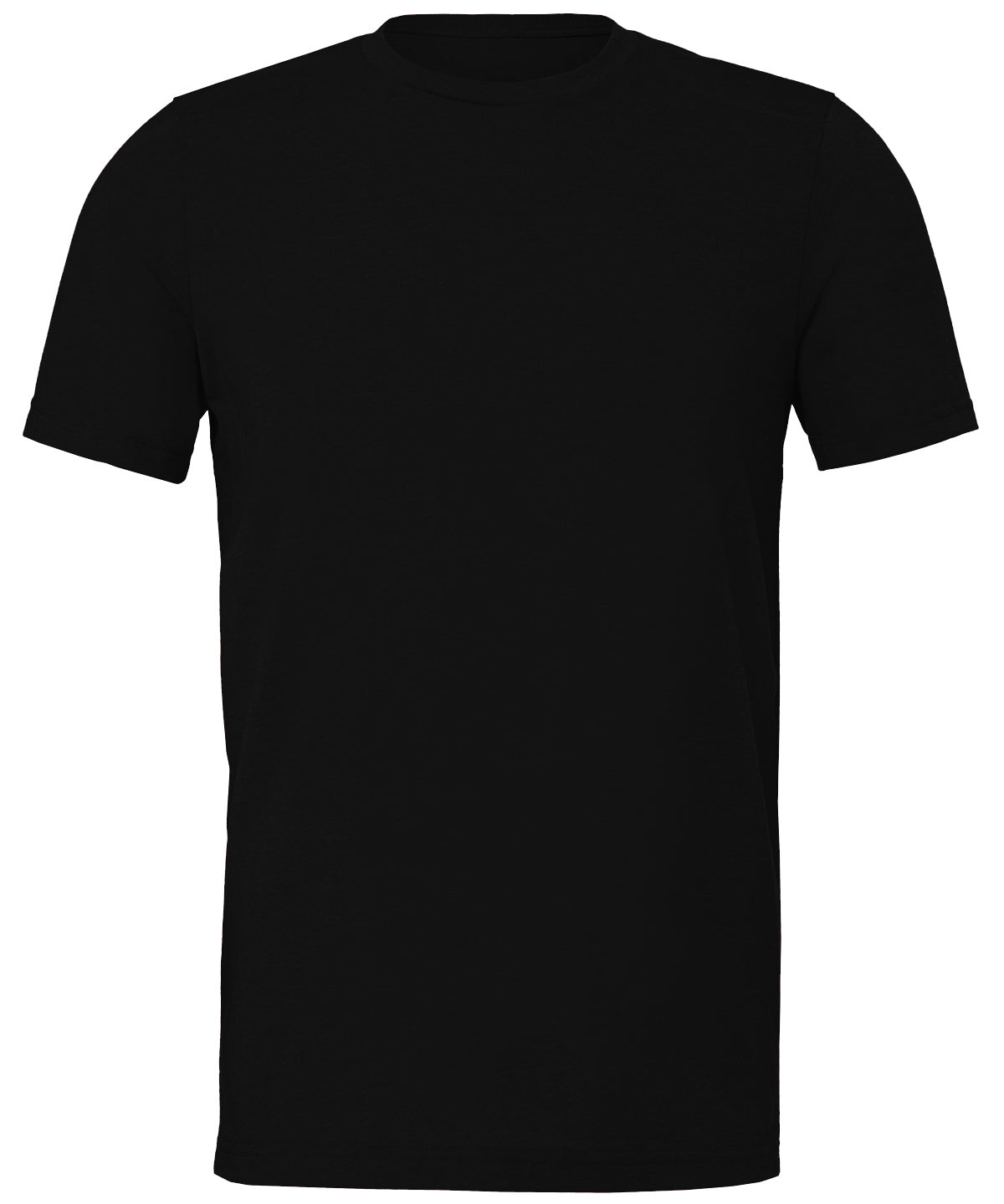 Stuttermabolur Bella Canvas CV011 – Solid Black Blend – 2XL