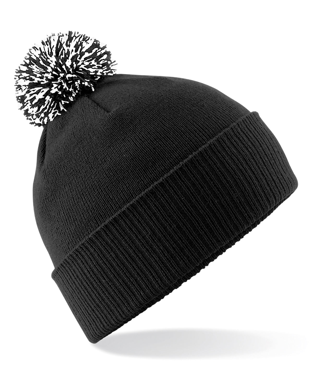 Húfa Beechfield BC450 – Black/White – One size