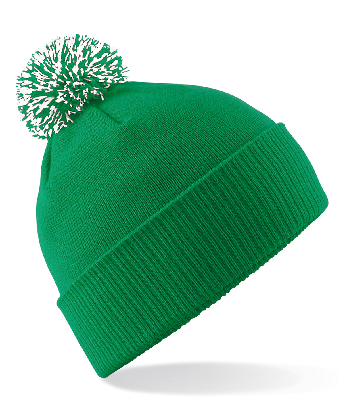Húfa Beechfield BC450 – Kelly Green/White – One size