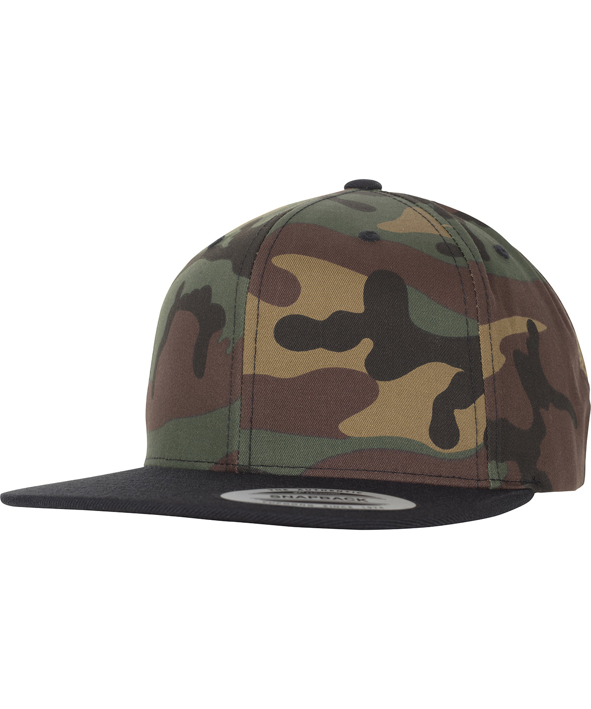Derhúfa Flexfit by Yupoong YP089 – Green Camo/Black – One size