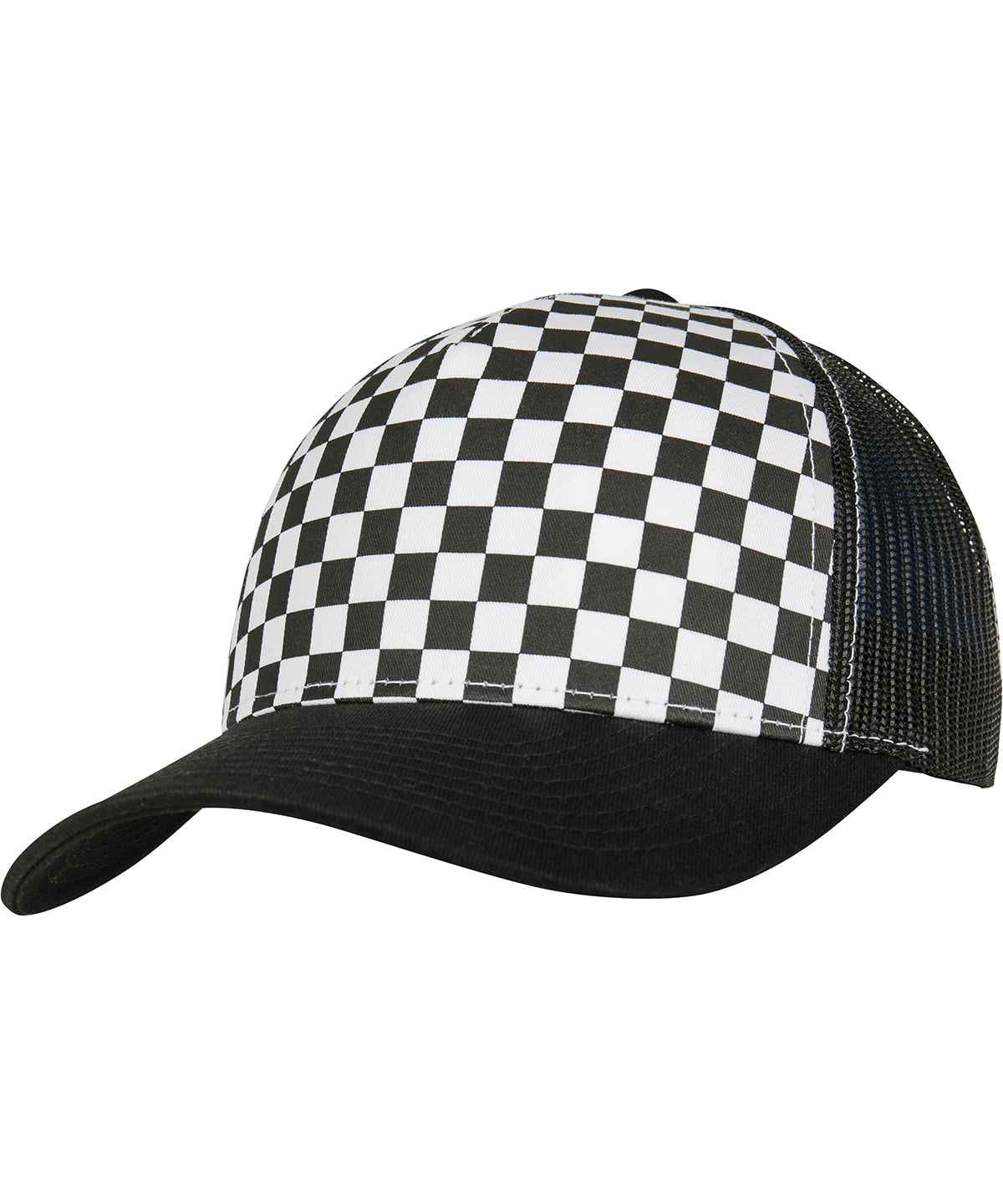 Derhúfa Flexfit by Yupoong YP124 – Black/White – One size