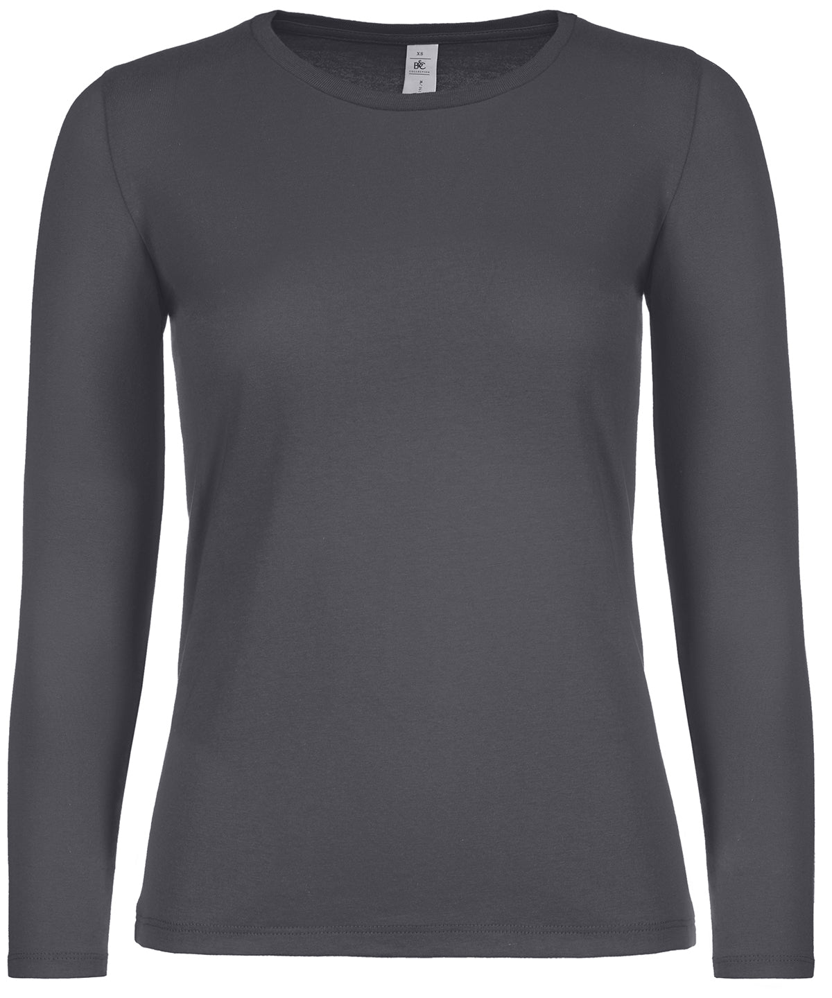 Stuttermabolur B&C Collection B211F – Dökkgrár – 2XL