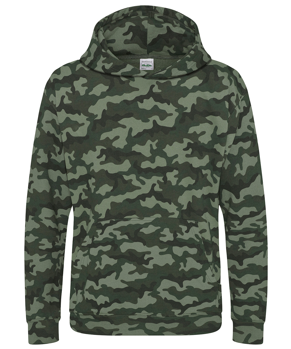 Hettupeysa AWDis Just Hoods JH14J – Green Camo – 12/13 Years
