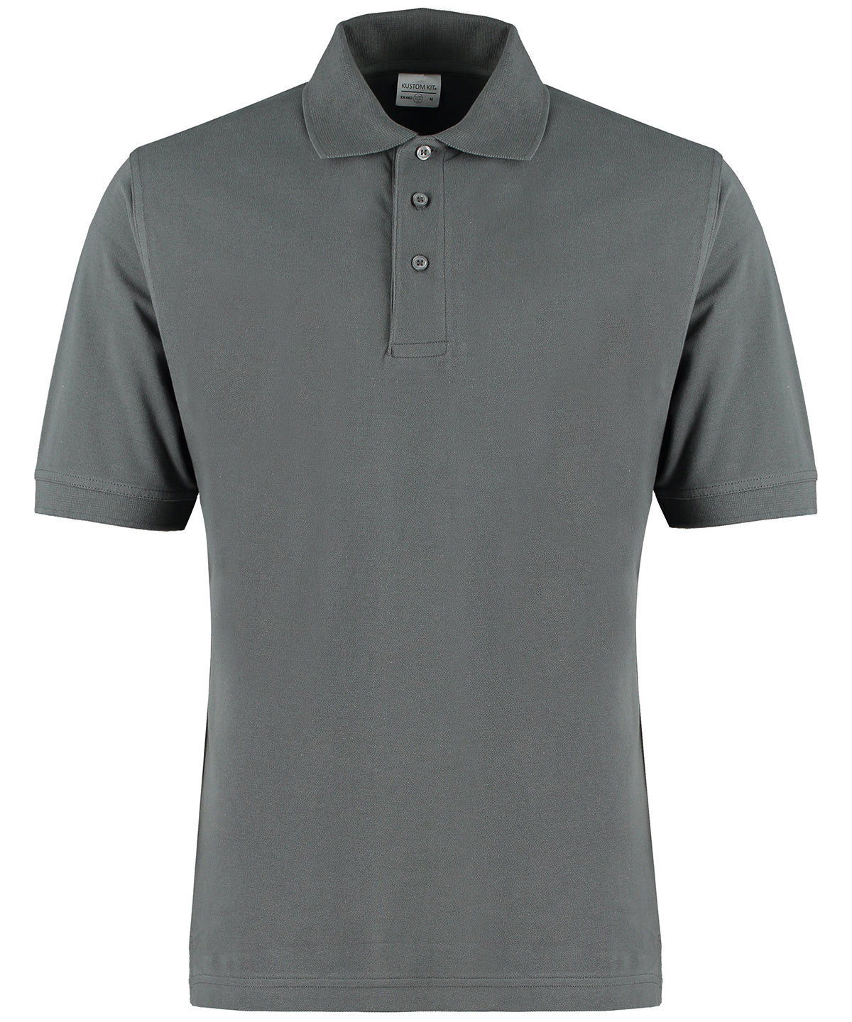 Pólóbolur Kustom Kit KK460 – Dökkgrár – 3XL