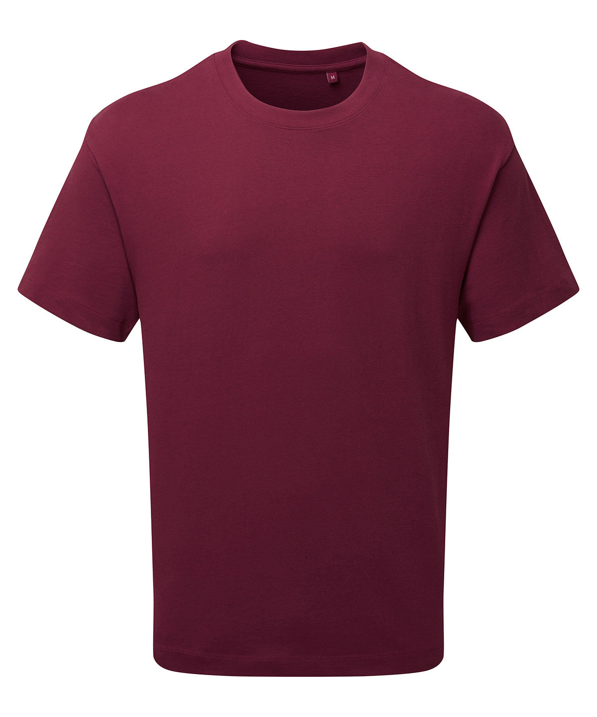 Stuttermabolur Anthem AM015 – Vínrauður – 3XL