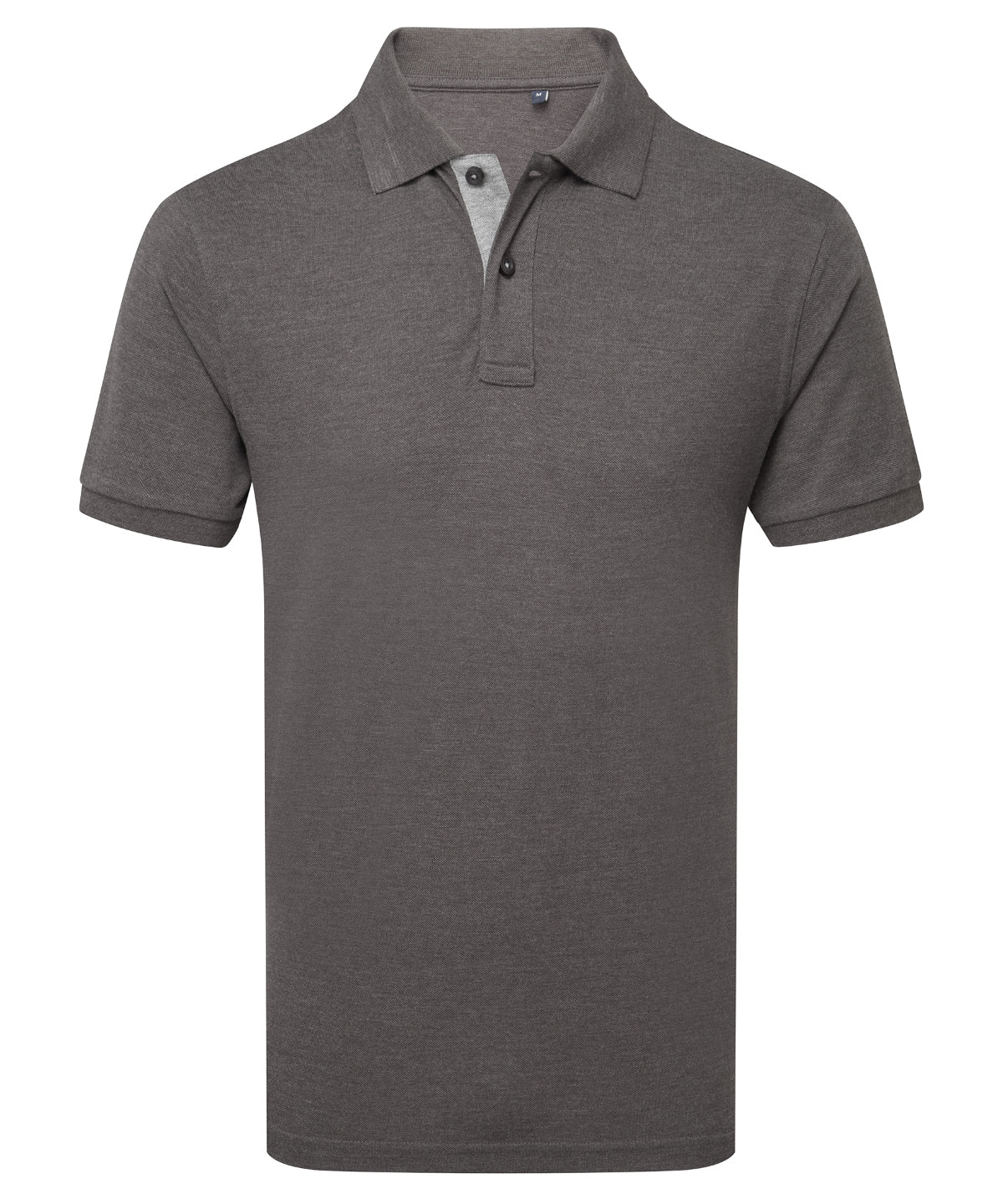 Pólóbolur Asquith & Fox AQ012 – Charcoal/Heather Grey – 3XL