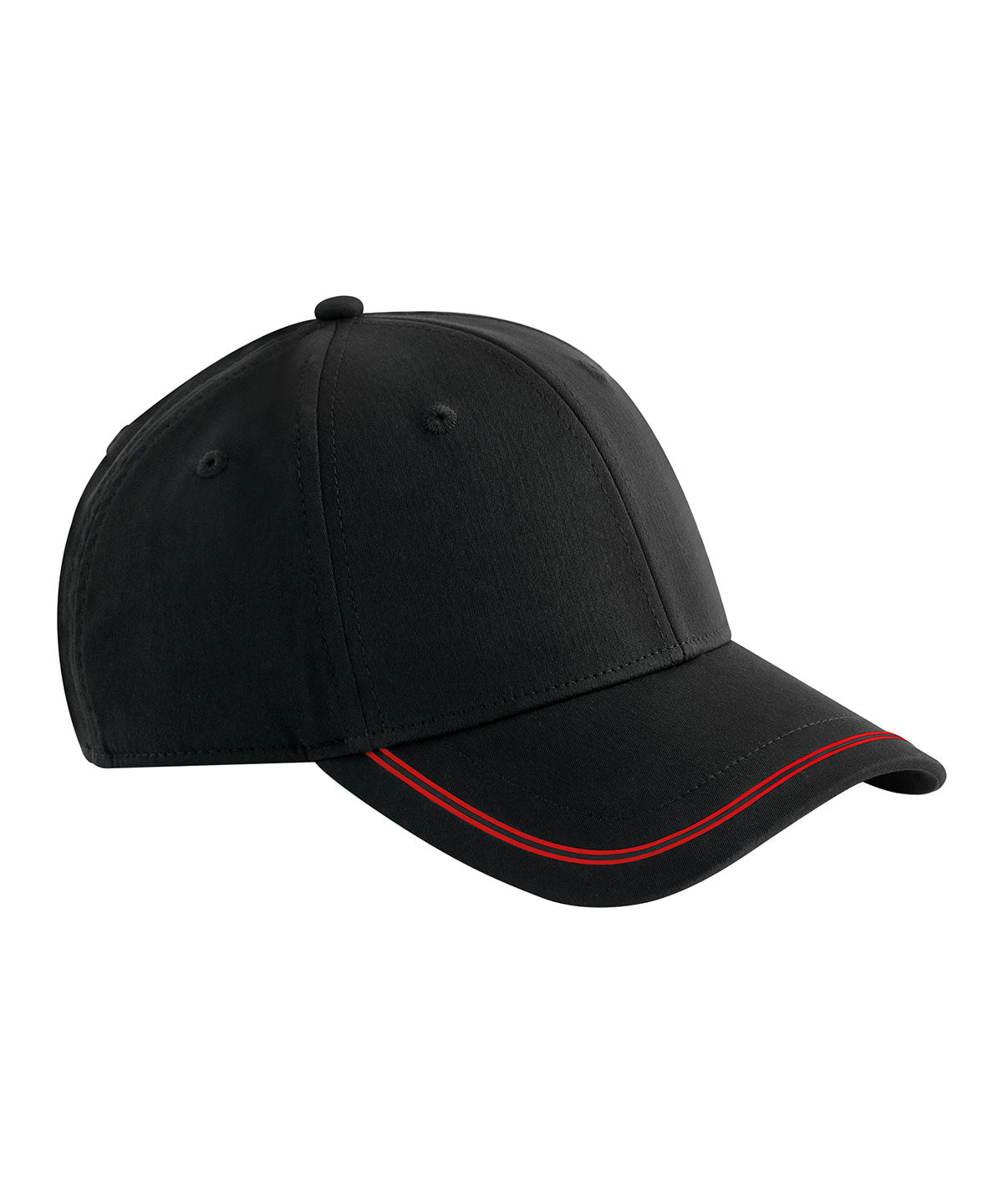 Derhúfa Beechfield B166R – Black/Red – One size