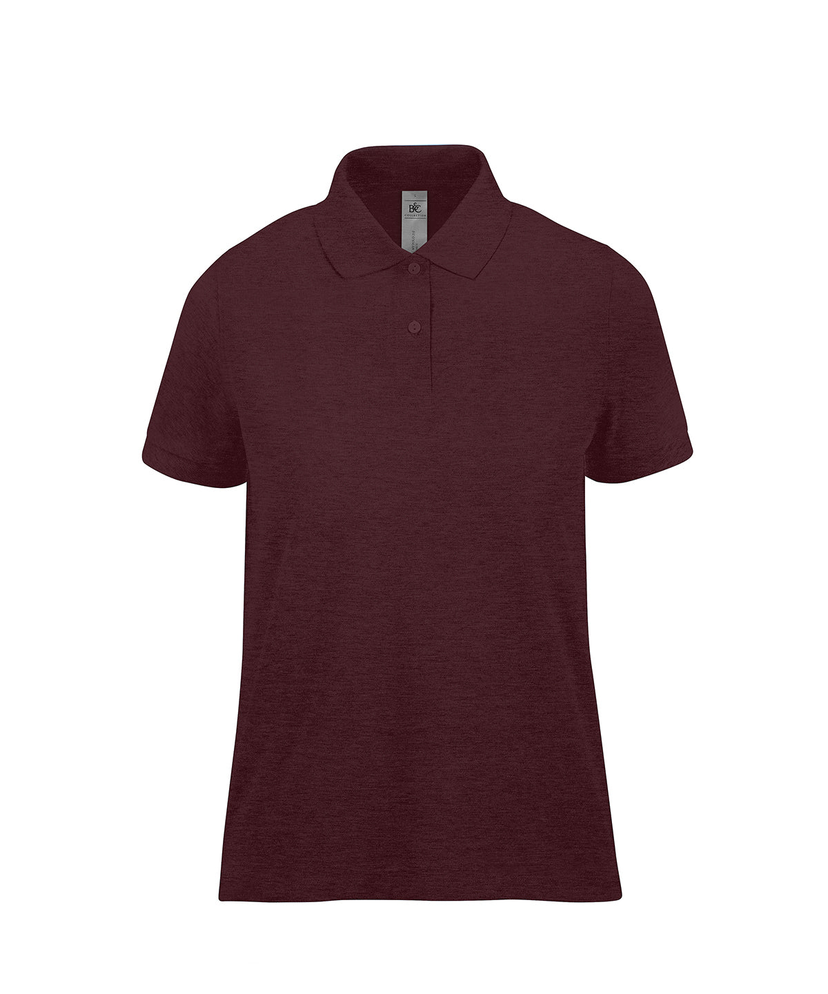 Pólóbolur B&C Collection B263F – Heather Burgundy – 2XL